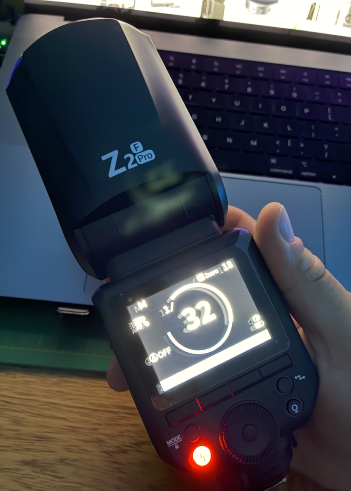 Z2PRO-N 2.4G TTL Round Head Flash Speedlite Compatible with Nikon, Wireless Compatible with Godox, 76Ws 1/8000s HSS, Upgraded UI, TTL/M TCM Switch, 7.2V/3000mAh Battery, 600 Full Power Flash customer photo 1