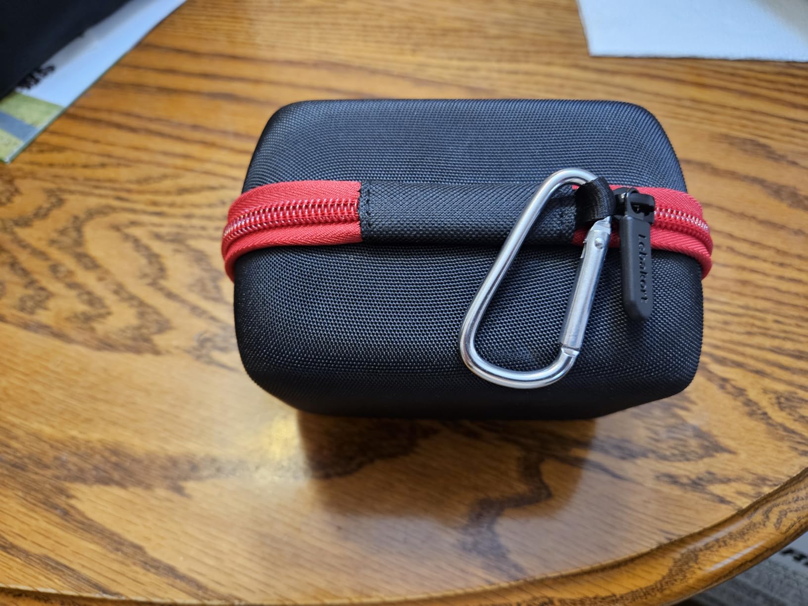 Lebakort Storage Case Compatible with OM SYSTEM Tough TG-7 / OLYMPUS Tough TG-6 / TG-5 / TG-4 Underwater Digital Camera (Black + Red Case) customer photo 2