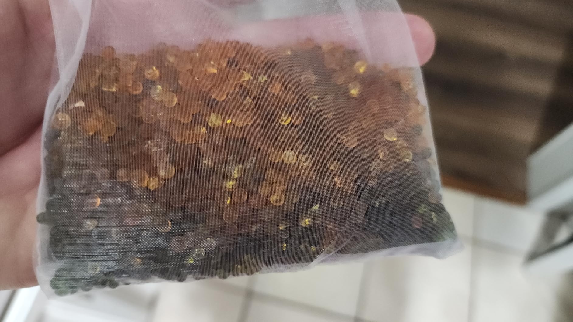 2.2 LBS Orange Silica Gel Desiccant Beads, Reusable & Color Indicating | Premium Desiccant Bulk, Industry Standard 3-5 mm Silica Beads for 3D Filament, Camera, Jewelry, Safe (5PC Organza Bag) customer photo 1