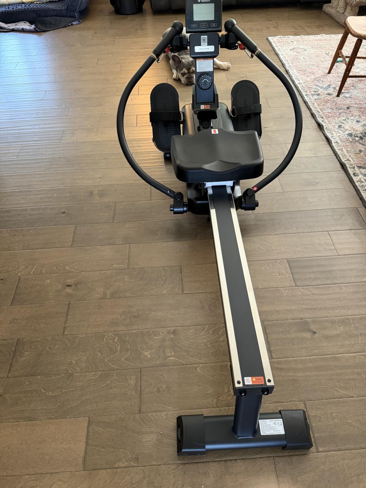Merach RS3 Scull Rowing Machine for Home, Simulate Real Row, Ergonomic Seat customer photo 2