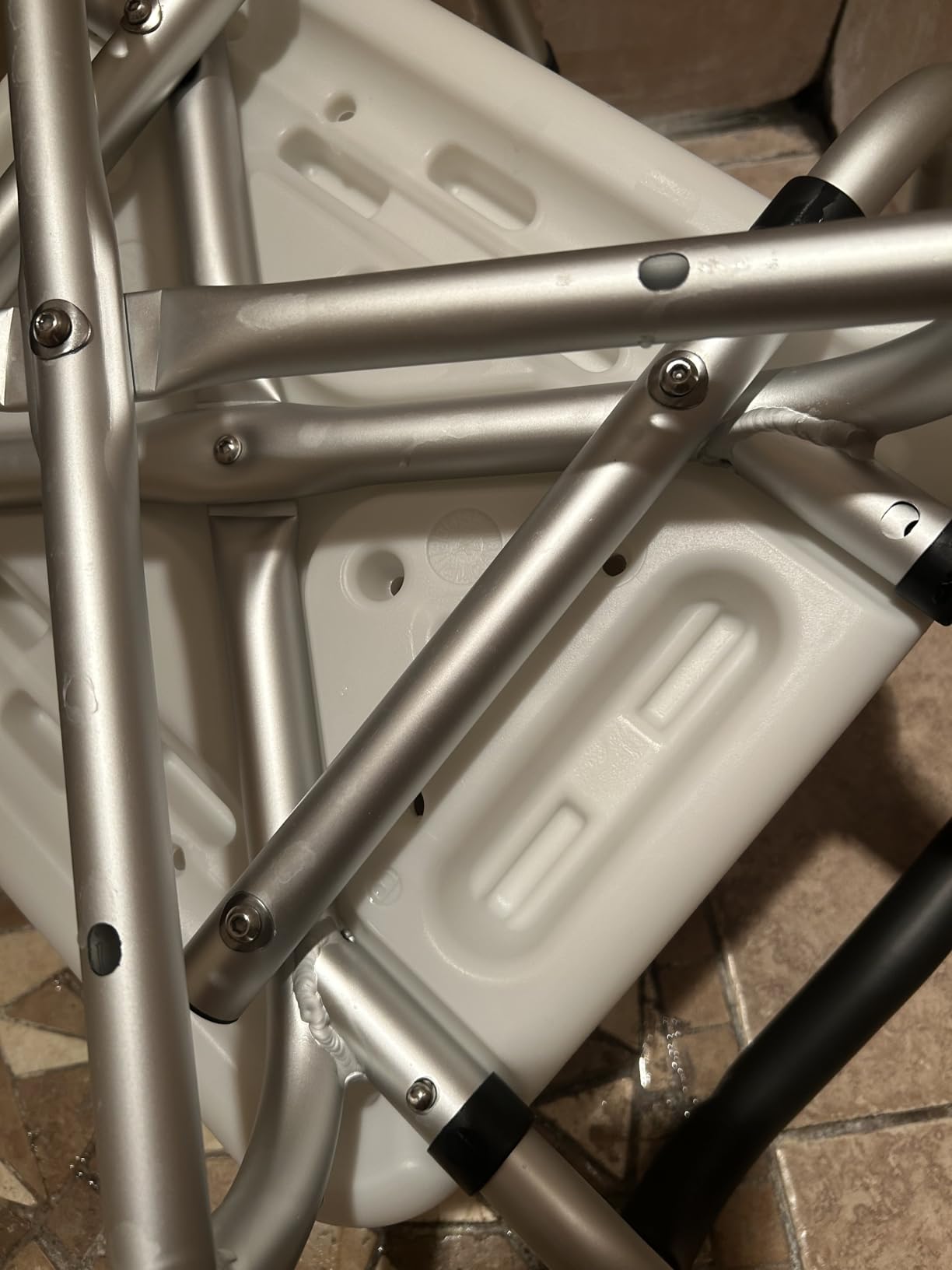 BRITULIF Shower Chair with Arms and Back for Inside Shower, 550 lb Capacity customer photo 2