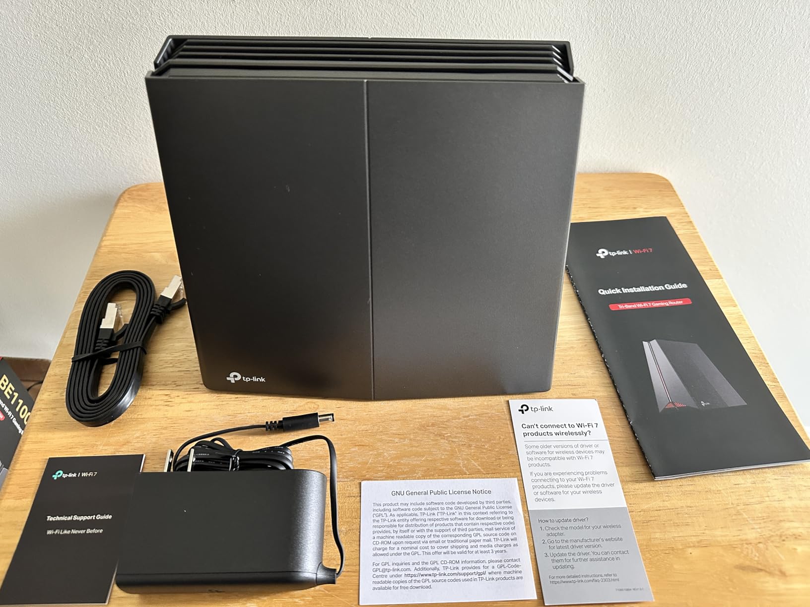 TP-Link Tri-Band BE11000 Wi-Fi 7 Gaming Router (Archer GE650) - 6-Stream, 11 Gbps, 320MHz, 2x5G + 3x2.5G Ports, USB 3.0, Game Acceleration, Gaming Port & Panel, RGB Lighting, HomeShield customer photo 1