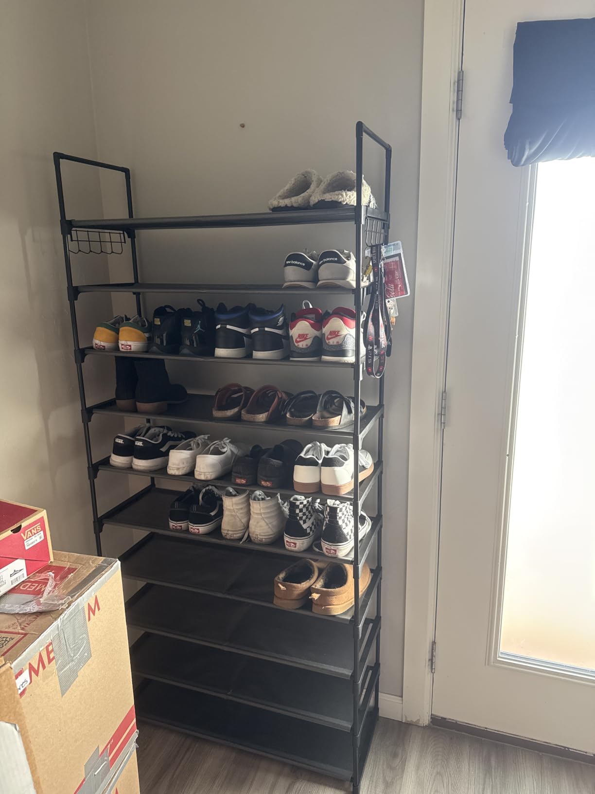 Kitsure 10 Tier Shoe Rack, Tall Shoe Organizer, 32.2