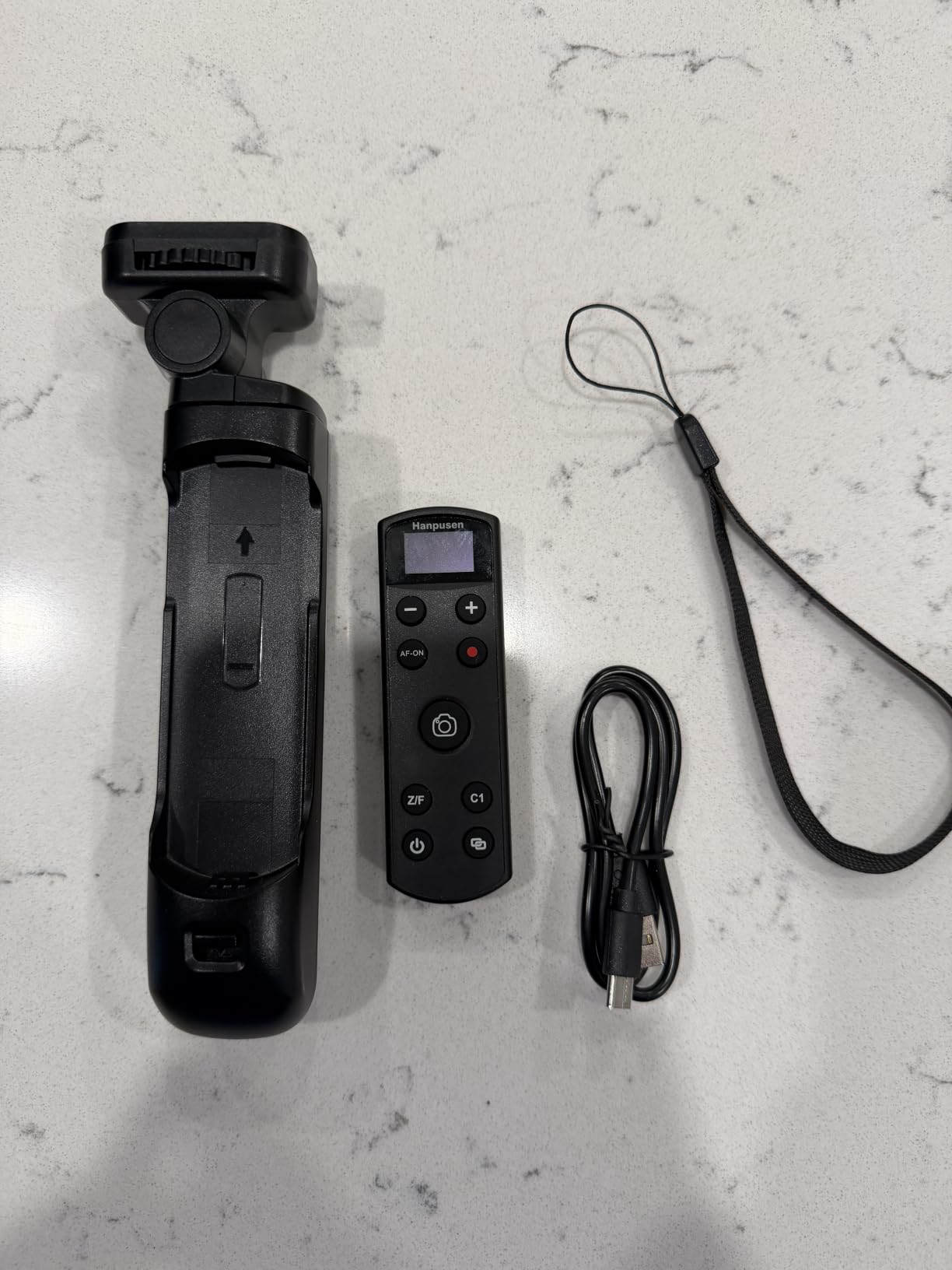 Wireless Shooting Grip Tripod with Rechargeable Remote Control for Sony ZV-E10/ZV-E1/ZV-1/ZV-1F - Mini-Tripod for Vlogging customer photo 2