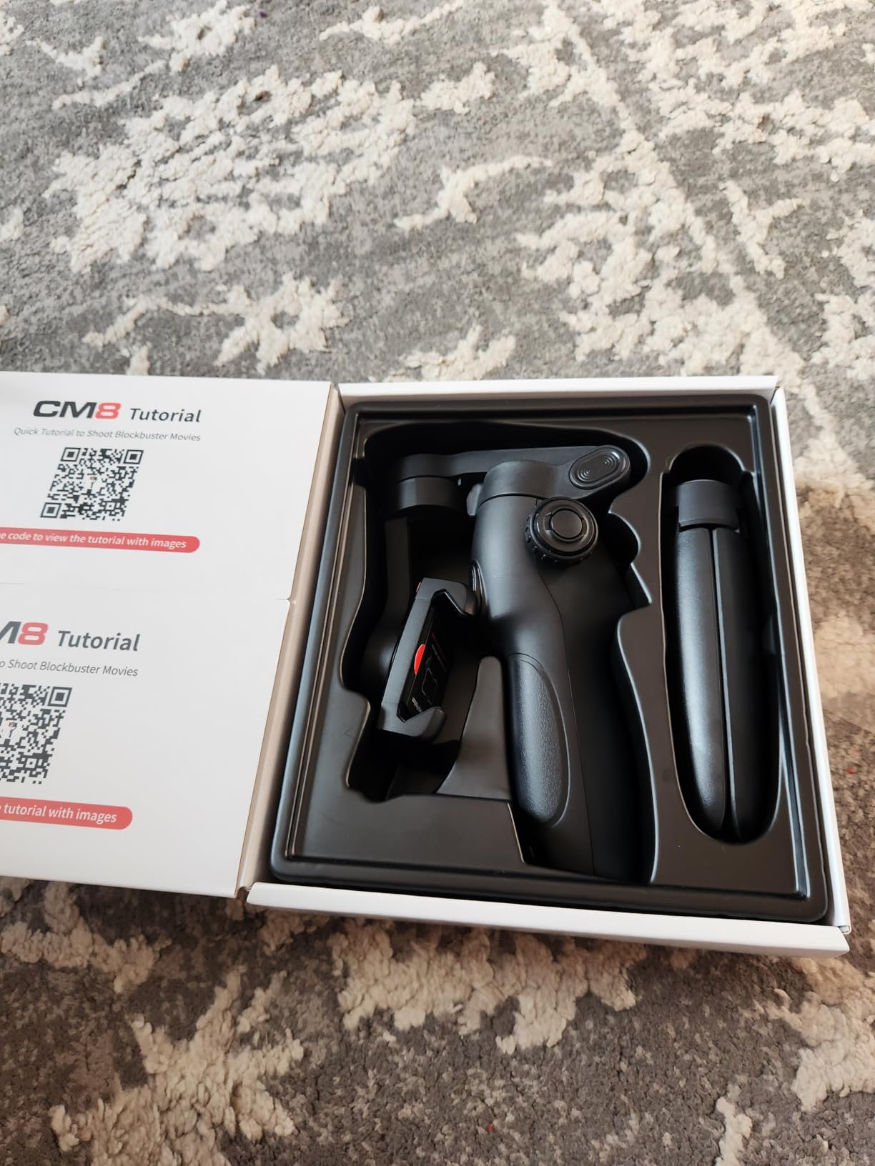 CM8 Gimbal Stabilizer for iPhone Android, 3-Axis Phone Gimbal with Remote Control Portable Foldable, Phone Stabilizer for Video Recording for Tiktok YouTube Vlog customer photo 2