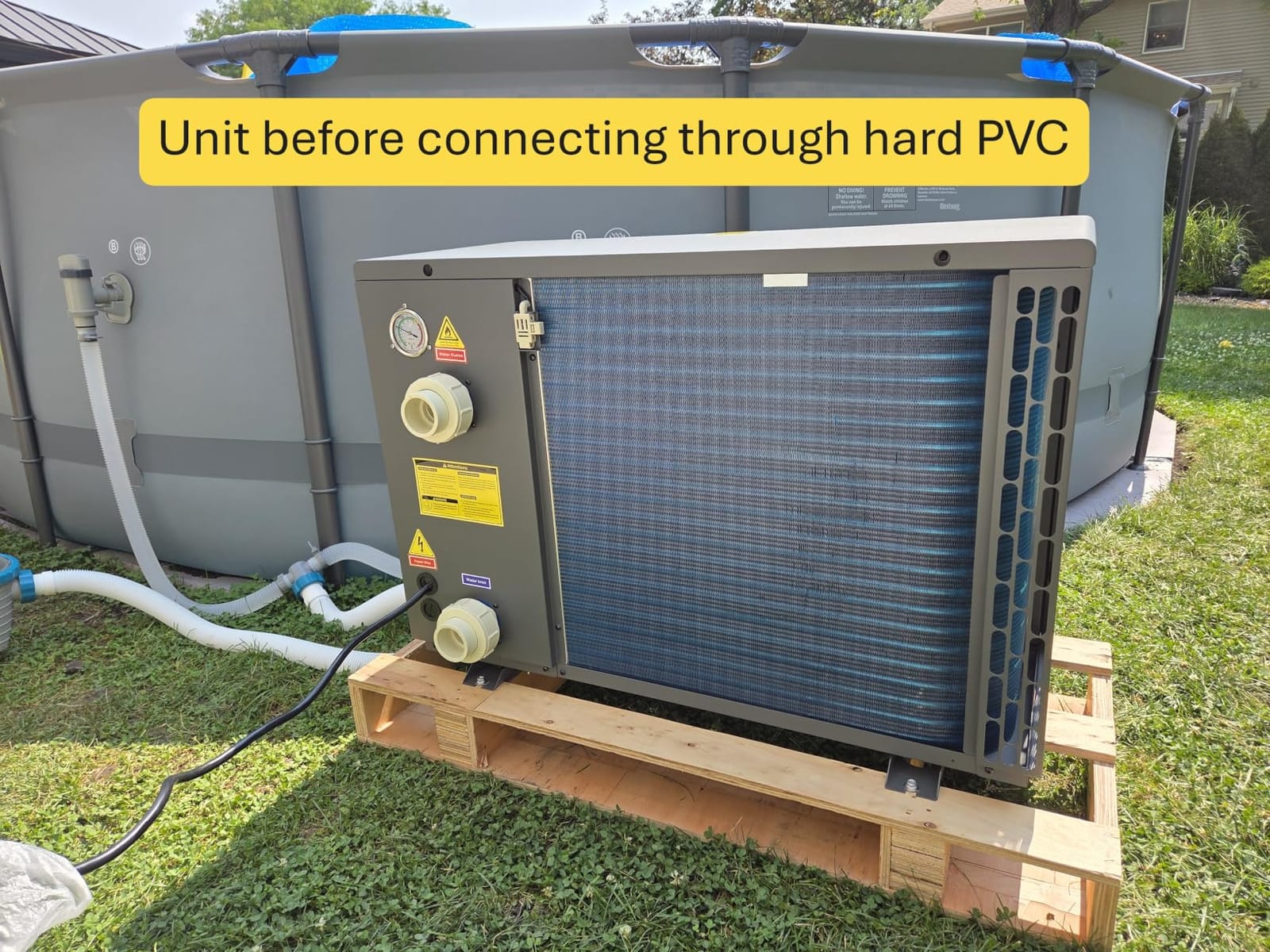 TURBRO 33,000 BTU Inverter Swimming Pool Heat Pump, Up to 10,000 Gallons customer photo 1