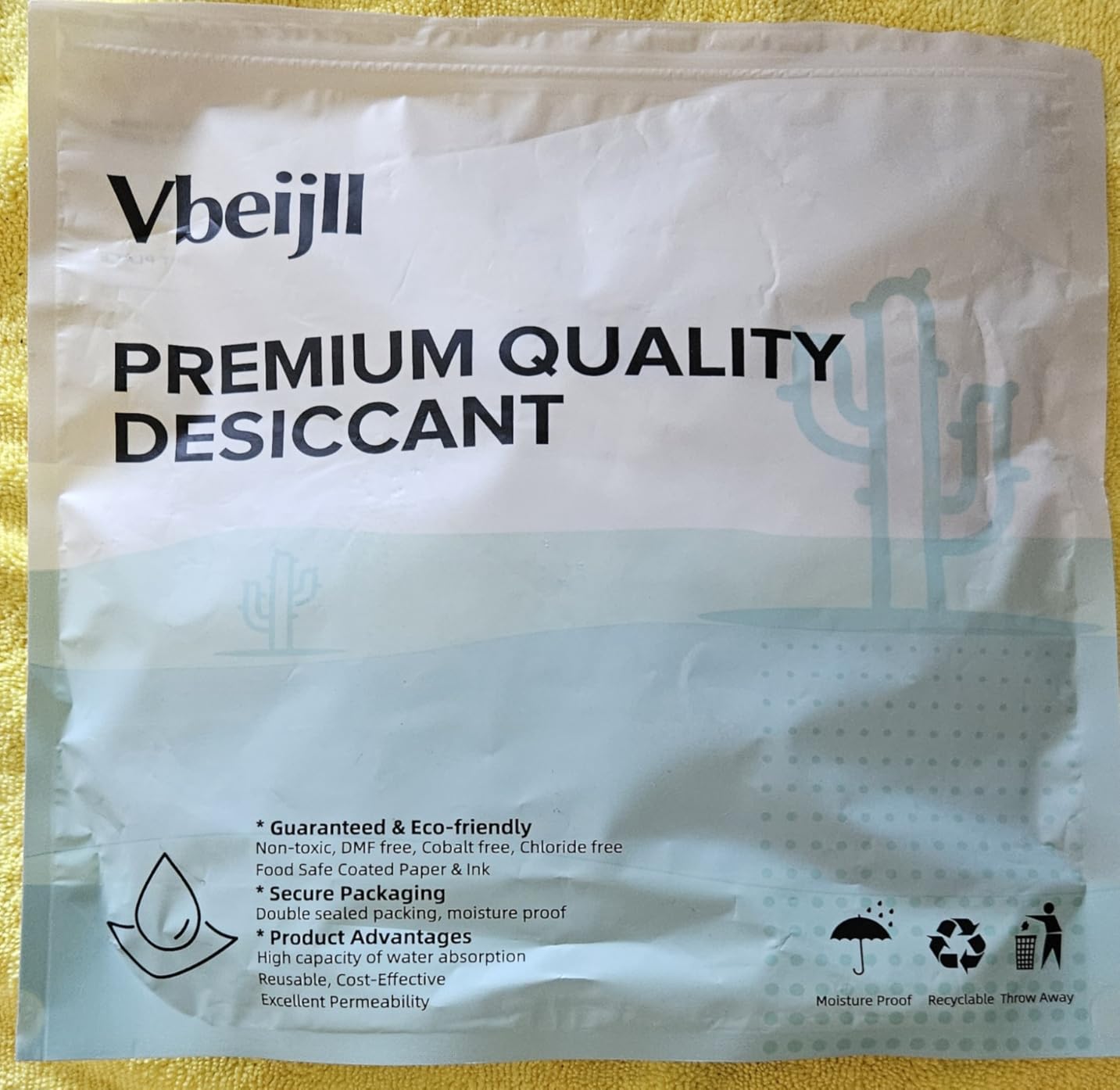 2 Gram (50 Pack) Silica Gel Packets, Food Grade Desiccant | Each 5 Pack Individually Sealed, Rechargeable Moisture Absorbers for Food Storage, Jewelry, Electronics, 3D Filament & Safes customer photo 2