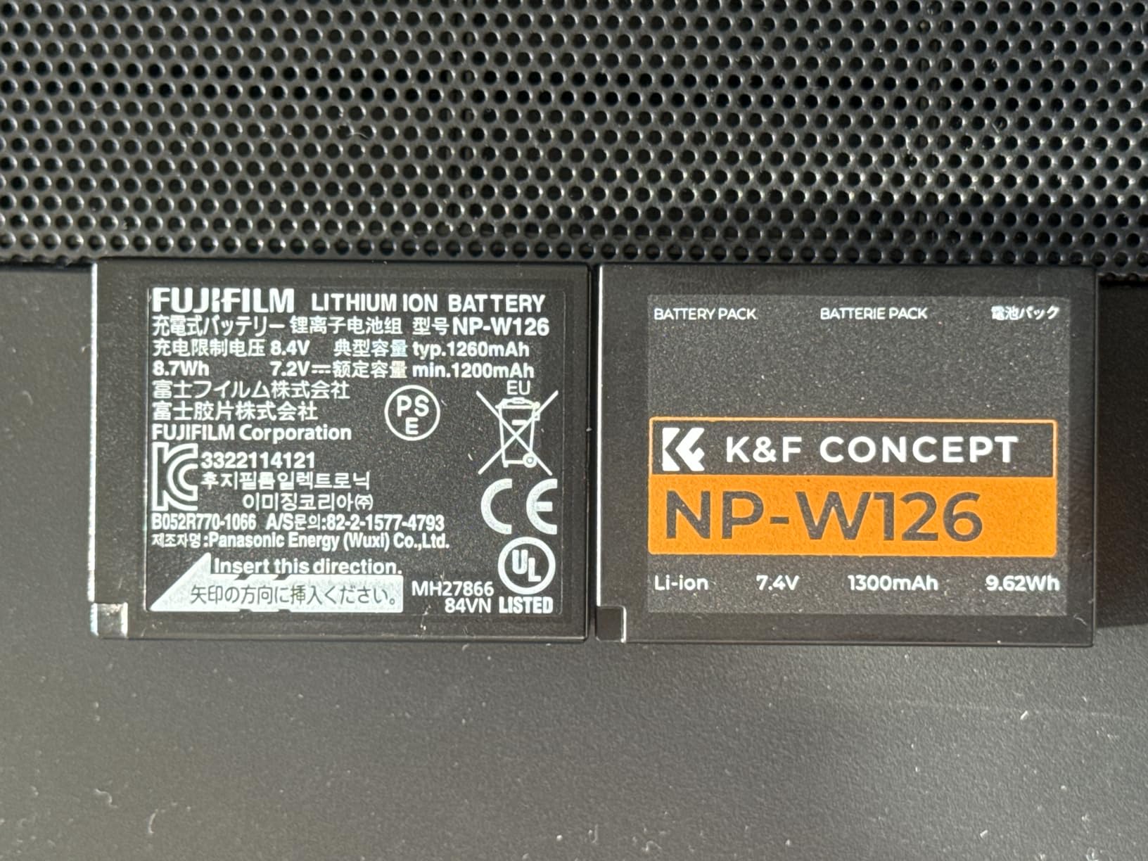 K&F CONCEPT 3-Pack NP-W126 Battery and Upgraded 3-Slot NP-W126S XT30III Battery Charger Compatible with Fujifilm X100vi, X100V, XM5, XE5, XT30II, XT30, X Half, XS10, XT20, XE4, A5 Cameras customer photo 2