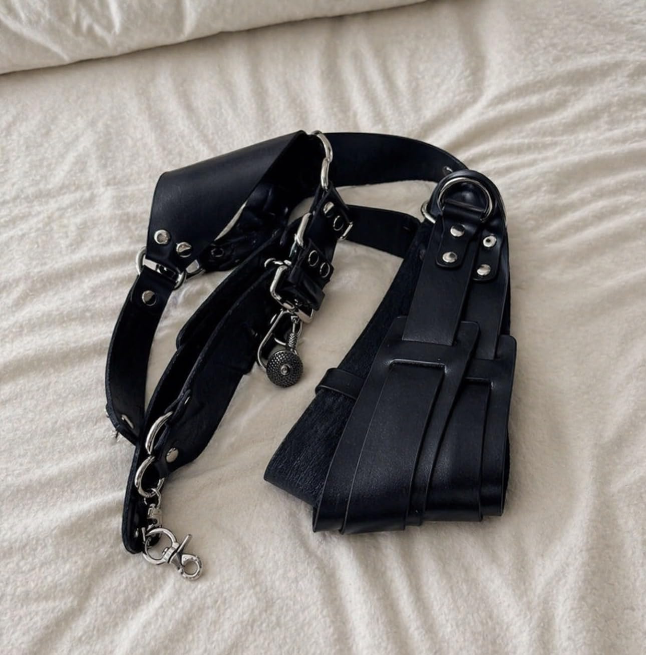 Camera Harness, Black Camera Straps for Photographers, Leather Dual Camera Strap for Two DSLR/SLR Cameras customer photo 2