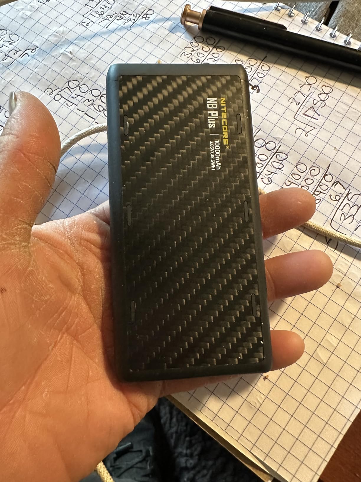 Nitecore NB Plus 10,000mAh Power Bank, Ultra Lightweight and Slim USB-C and USB-A Ports for Phones, iPads and More Travel Ready Fast Charging 5V/3A QC PD customer photo 2