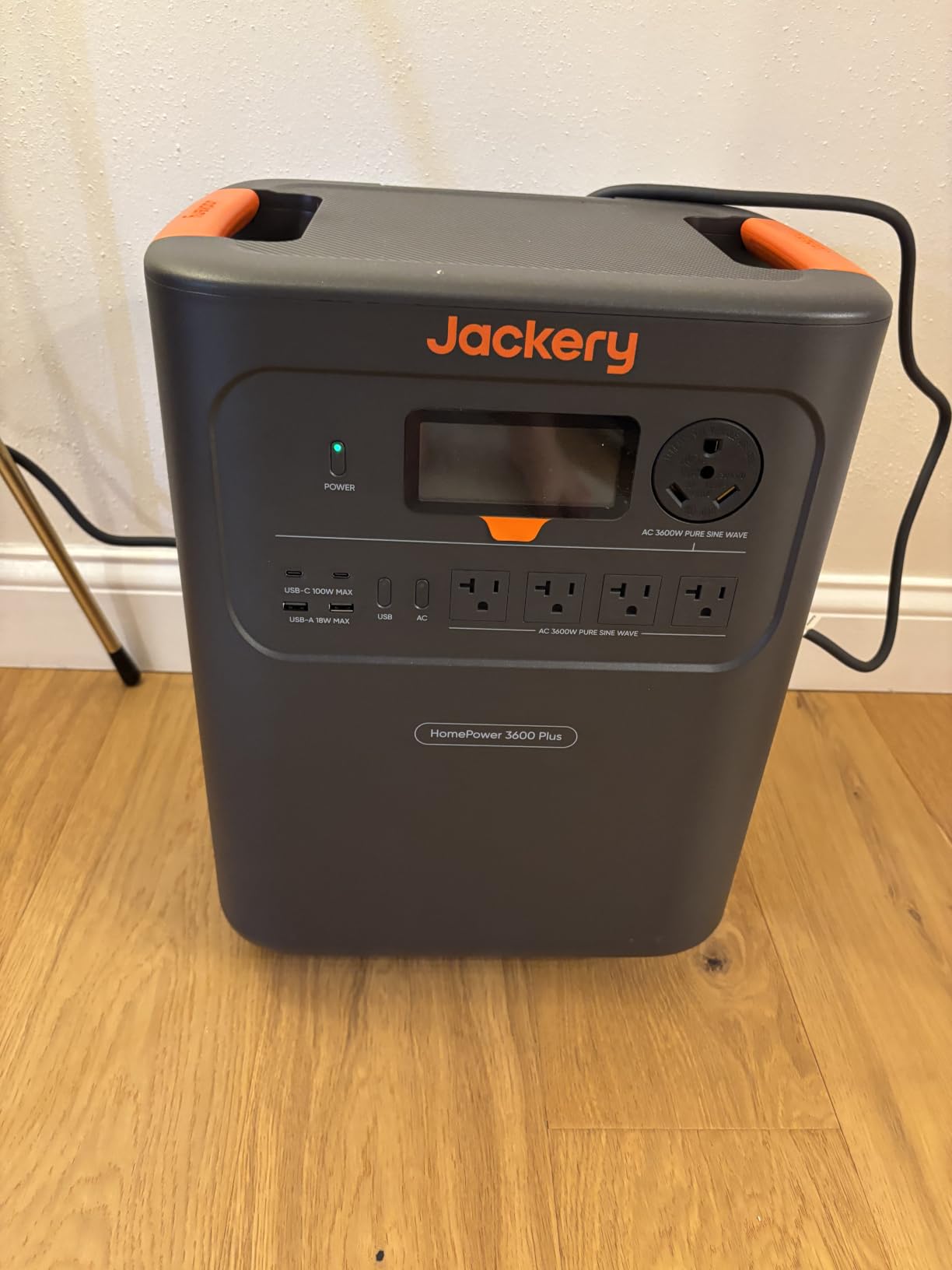 Jackery HomePower 3600 Plus Portable Power Station, 3600W AC Output, 3584Wh LFP Solar Generator, Expandable up to 21kWh customer photo 1