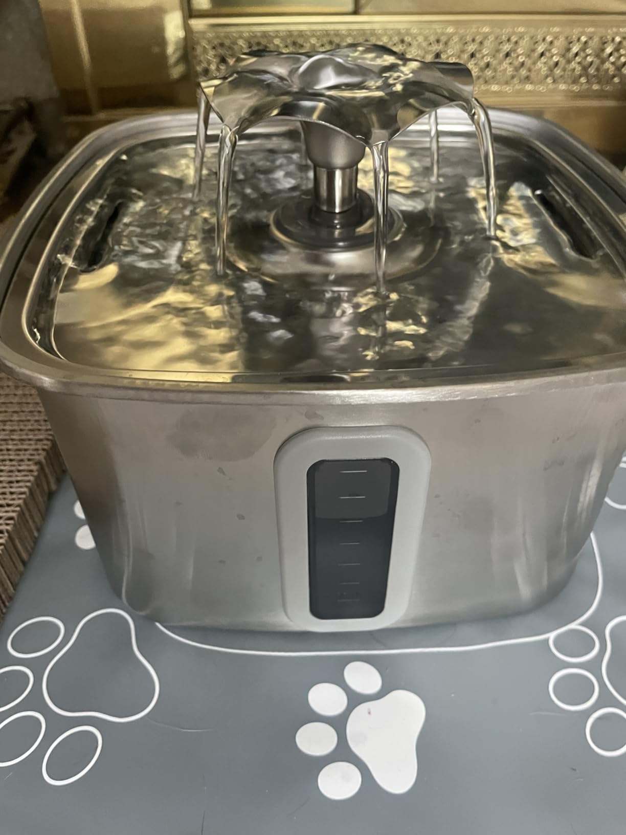 Veken Innovation Award Winner Stainless Steel Cat Water Fountain, 108oz, C1 customer photo 1