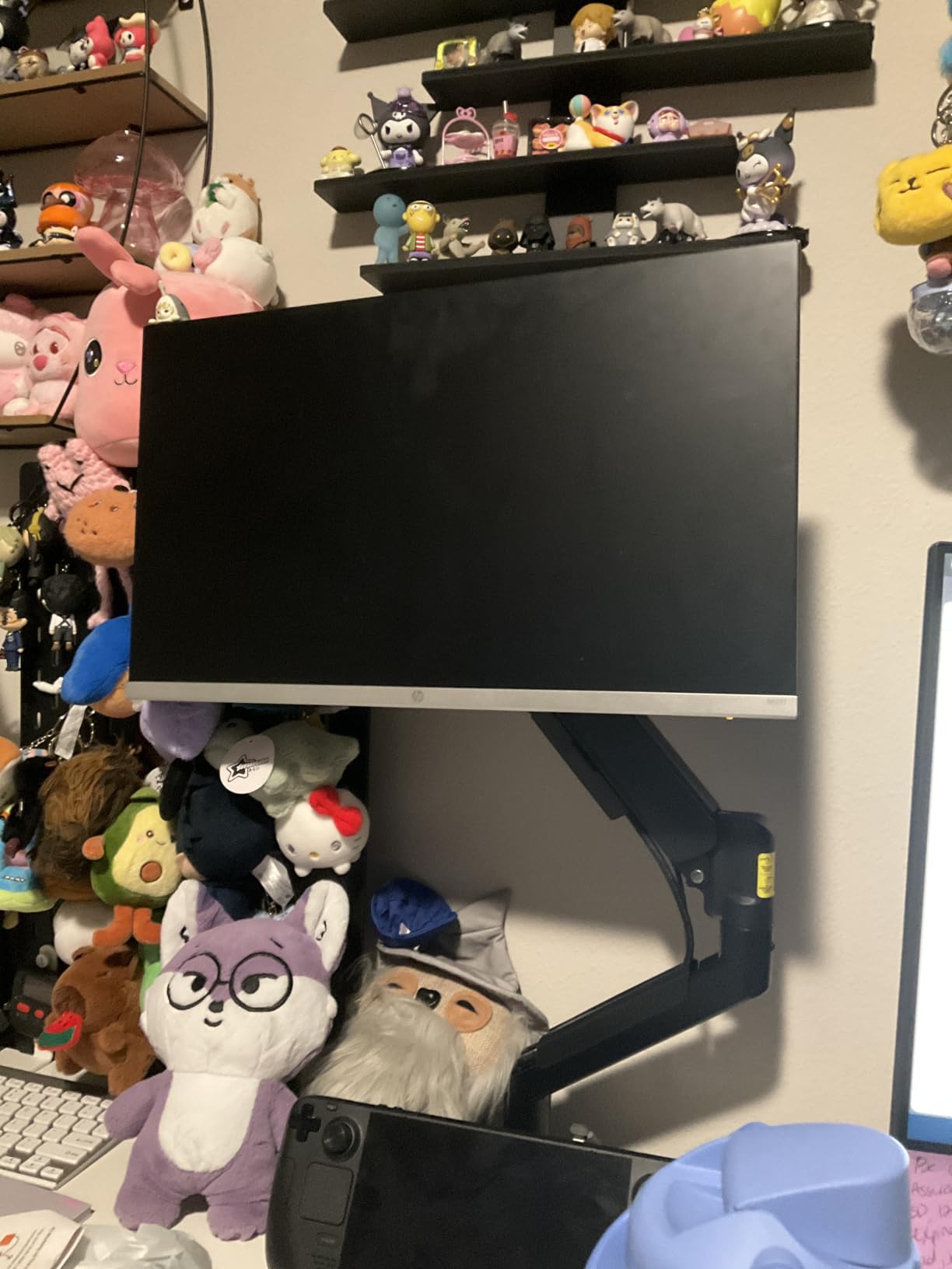 ErGear Single Monitor Arm, Fully Adjustable Monitor Mount for 13-34 Inch Screens, Fast Install Computer Monitor Stand with Tool-Free VESA Mount, Cable Management customer photo 2
