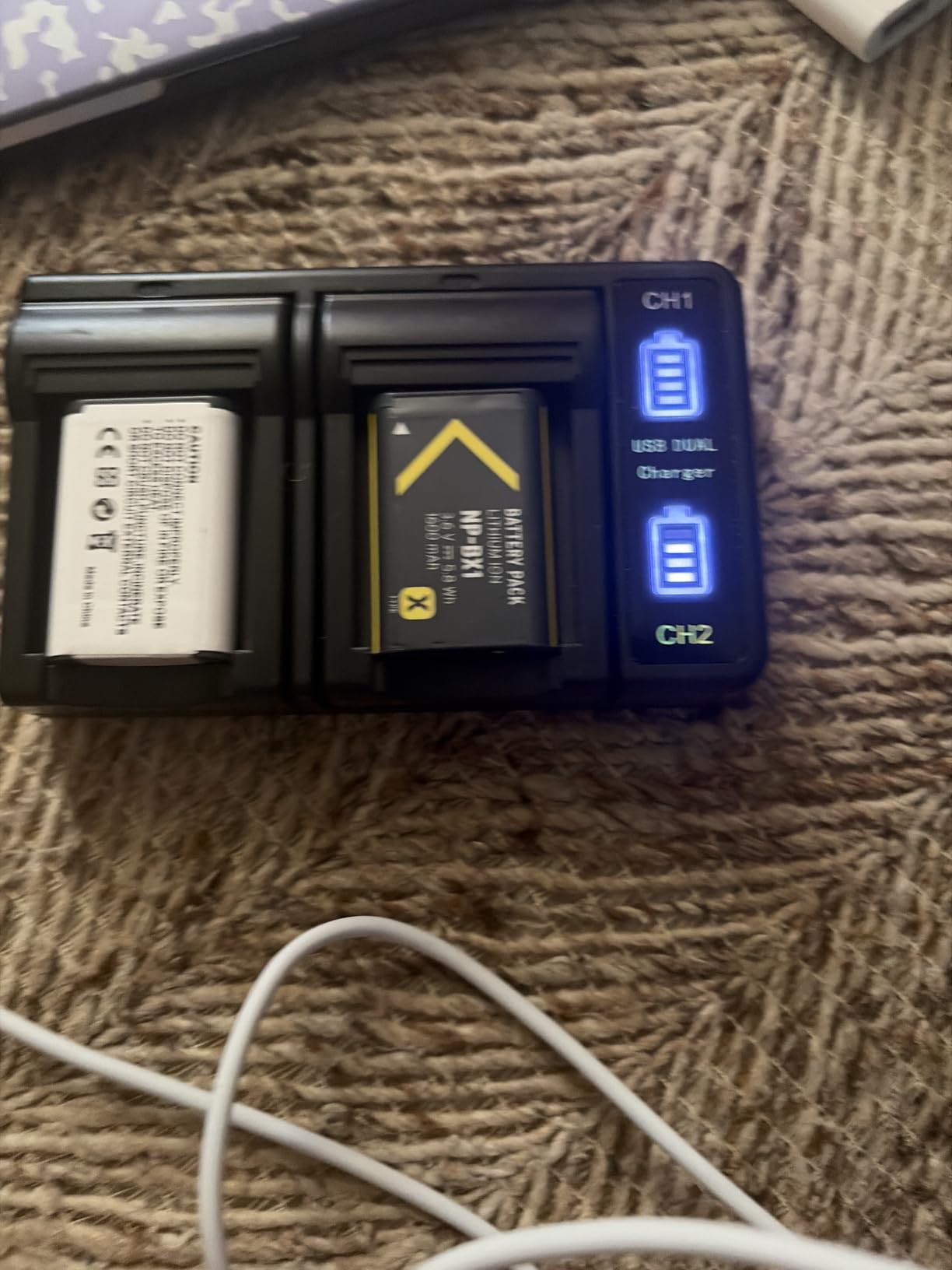NP-BX1 Battery (2 Pack) and Dual USB Charger | For Sony RX100 (II/III/IV/V/VA/VI/VII), ZV1 II, ZV1F, ZV-1F, DSC-HX80, HX90V Cameras customer photo 1