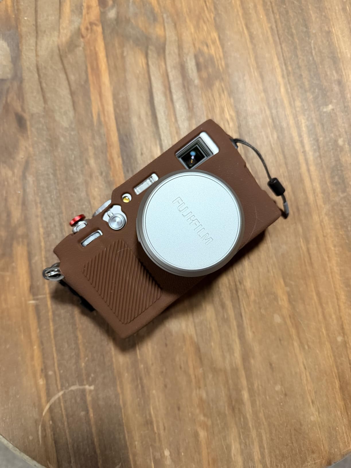 Case for Fujifilm X100VI Digital Camera Accessories, X100VI Soft Silicone Protective Case, Slim Fit Sleeve, Lightweight, Anti-Scratch for Fuji X100 VI Cover (Brown) customer photo 1