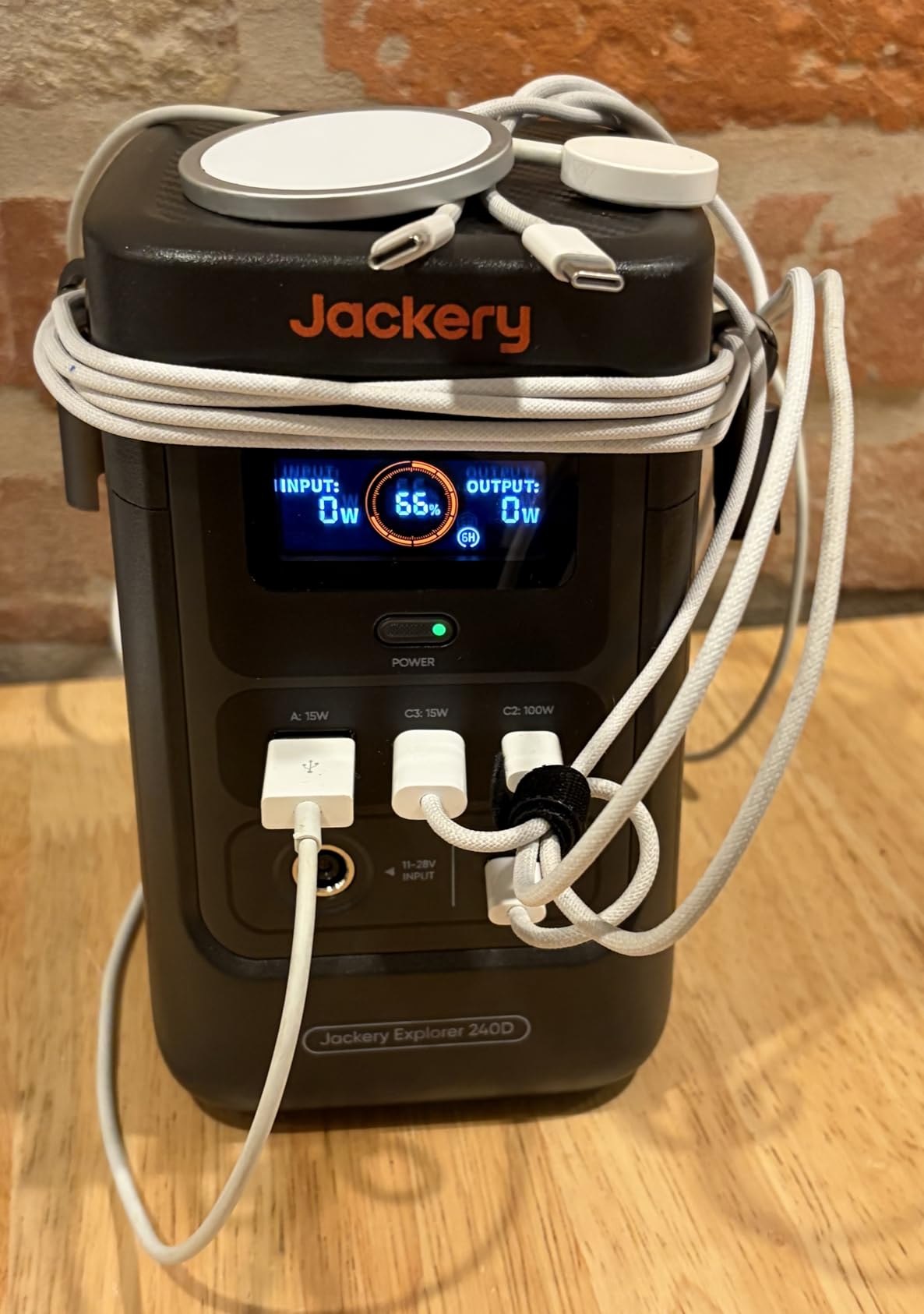 Jackery Explorer 240D Power Bank, 256Wh, 200W DC | LiFePO4 Battery, USB-C Cable Included, 1-Hour Fast Charging, Compact for Camping, Travel, Emergencies customer photo 1