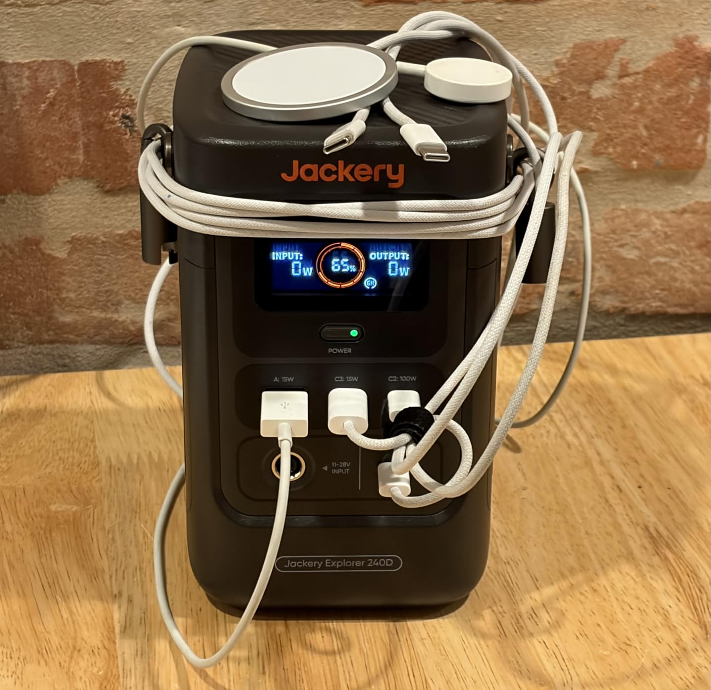Jackery Explorer 240D Power Bank, 256Wh, 200W DC | LiFePO4 Battery, USB-C Cable Included, 1-Hour Fast Charging, Compact for Camping, Travel, Emergencies customer photo 2