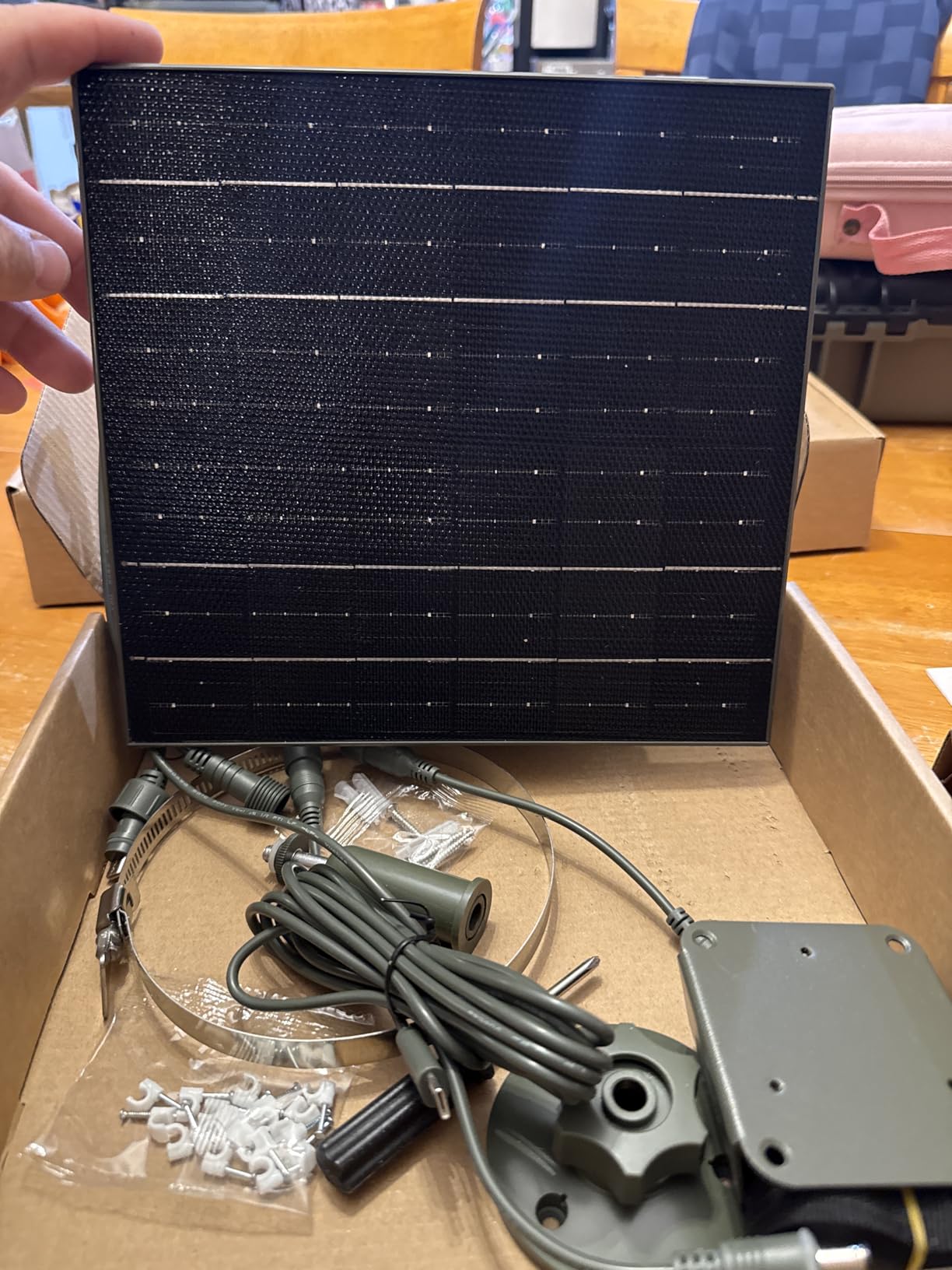 FUTUREZEN 10W Solar Panel Charger with 10400mAh Battery for Trail Cameras | 6V and 12V adjustable output, USB-C, DC5.5×2.1mm, DC3.5×1.35mm, DC4.0×1.7mm, IP66 waterproof, 9.8ft cable customer photo 2
