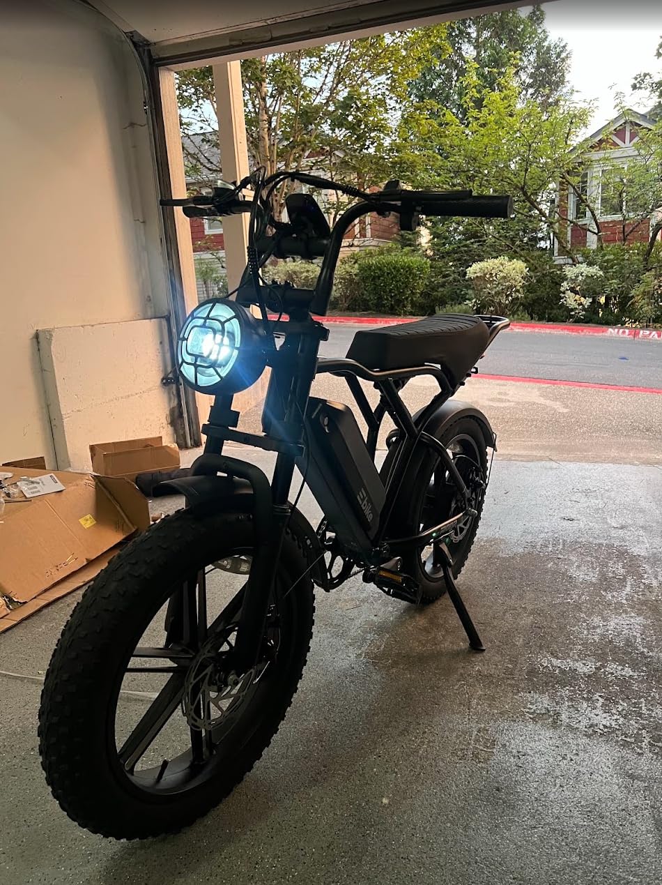TST Electric Bike for Adults, 48V 15/25 Ah Battery, 2000W Peak Motor, 28MPH customer photo 1