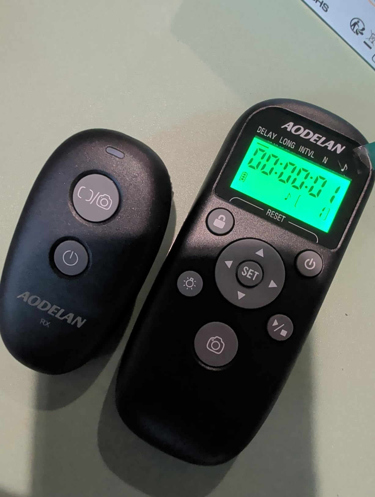 for Canon Camera Wireless Rechargeable Timer Shutter Release Remote Control | with LCD & Upgraded Interval Timer for Canon EOS R6 Mark II, R7, R50 V, R100, RP, Rebel T7, T6, T5, T3, SL2, 5D Mark III customer photo 1