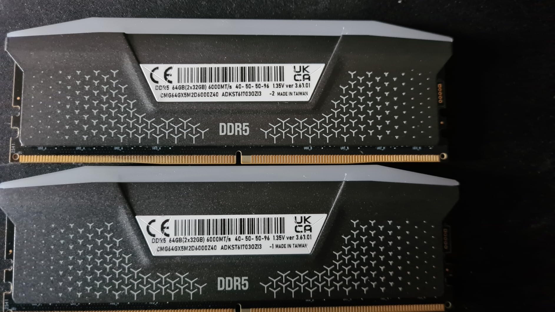 CORSAIR Vengeance RGB RS DDR5 64GB (2 x 32GB) Up to 6000MHz AMD Intel RAM | Desktop Gaming Memory, AMD EXPO & Intel XMP 3.0 Compatible, CL40, Grey customer photo 1