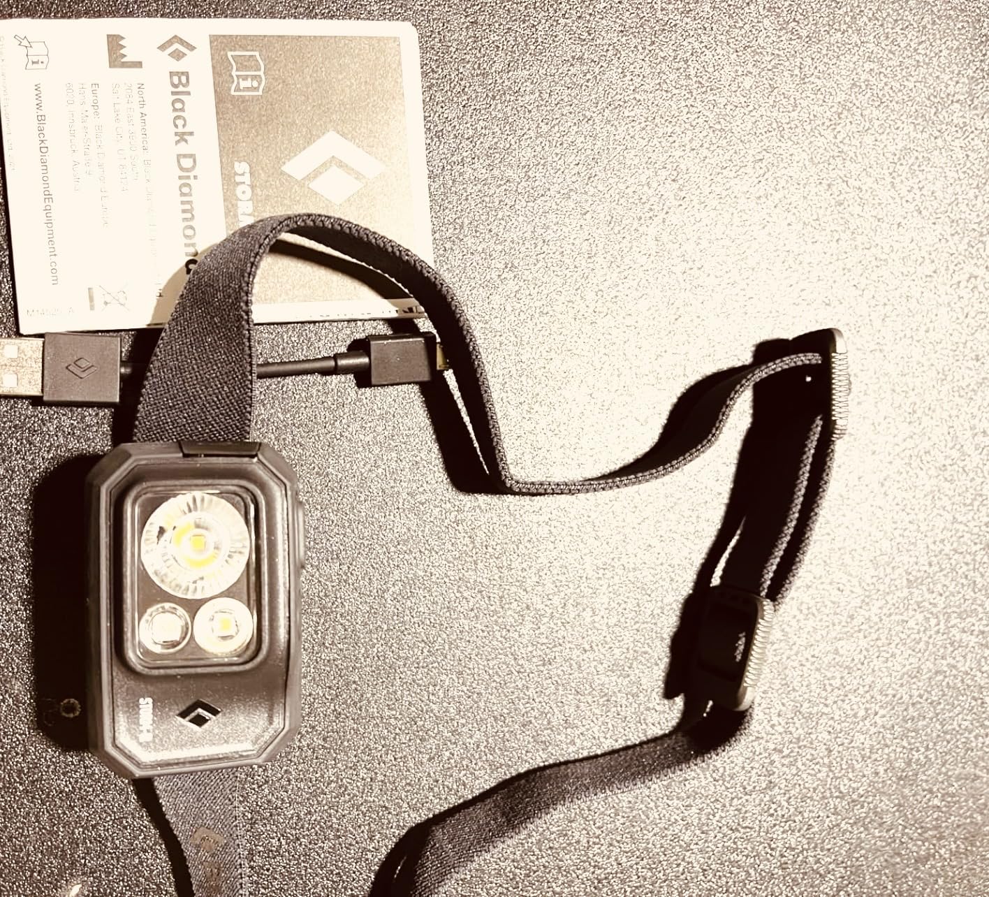 BLACK DIAMOND Storm 500-R Headlamp, Rechargeable, Dimmable Bright, BD Black customer photo 1