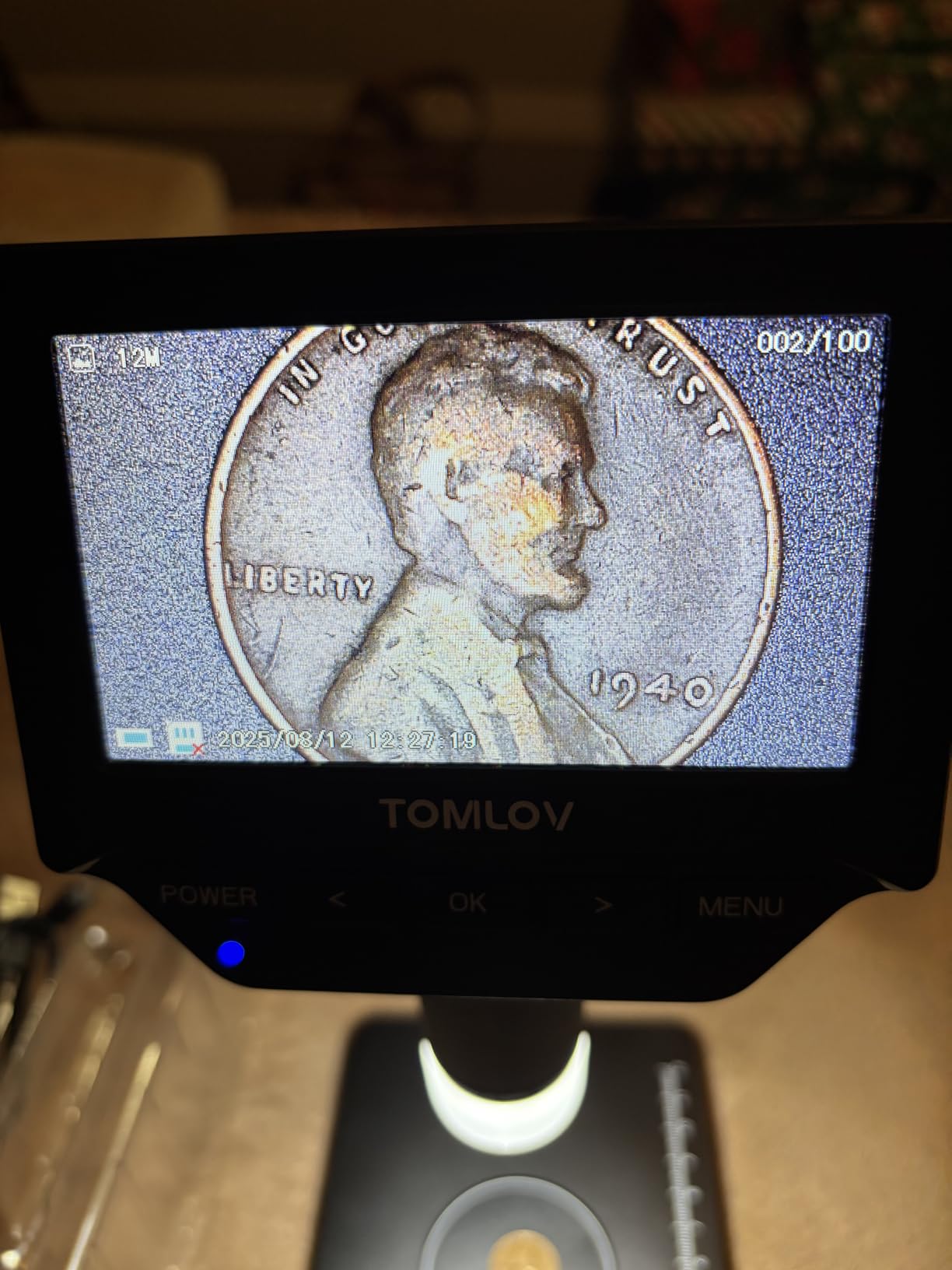 TOMLOV Coin Microscope with Weighing Scale, 7