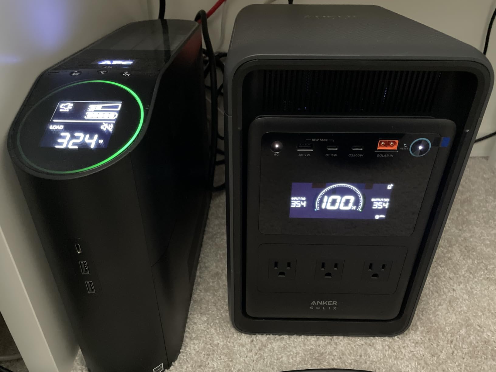 Anker SOLIX S2000 Portable Power Station, 2,010Wh, 3,000W Peak, Home Backup customer photo 1
