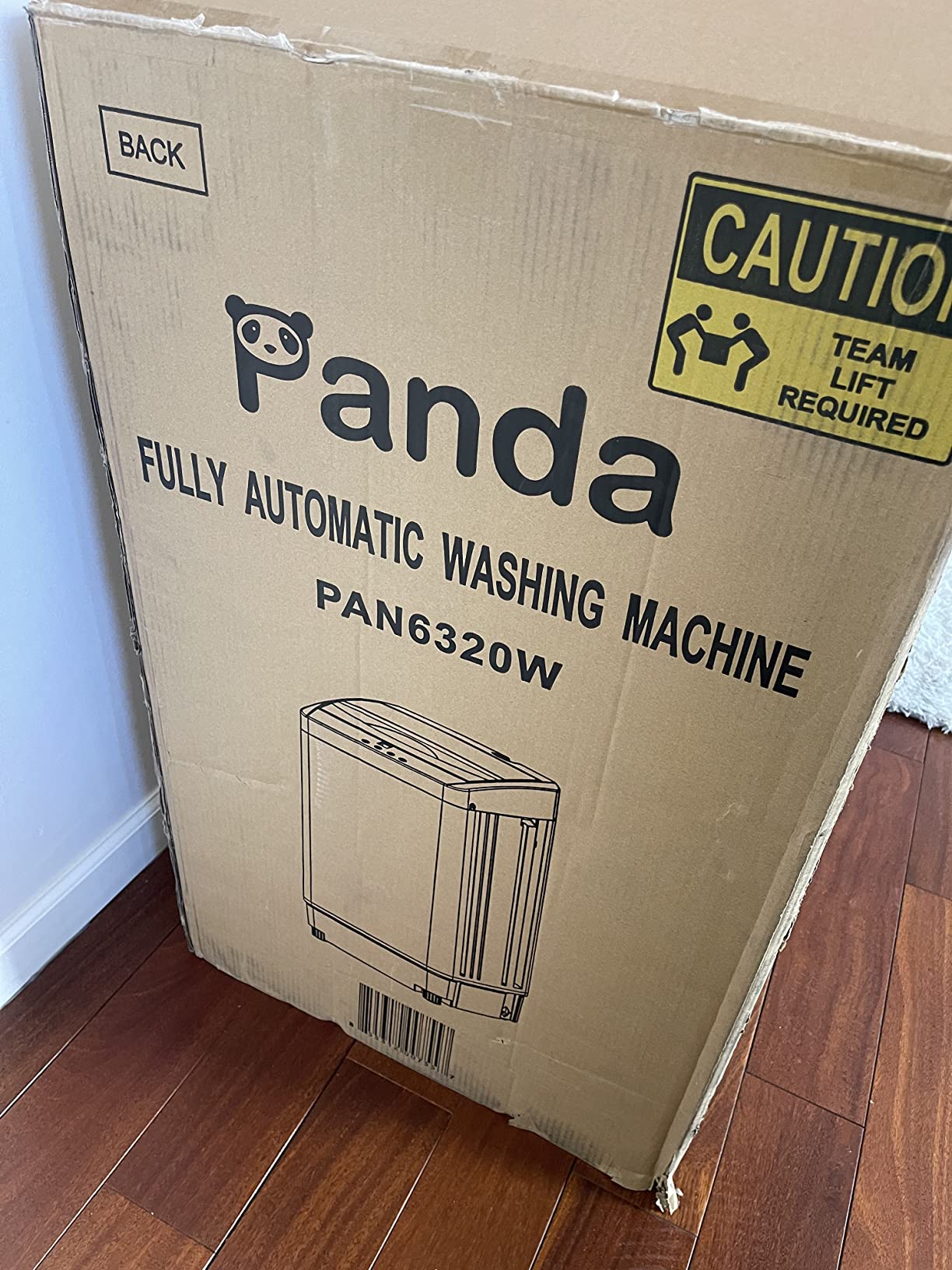Panda 1.38 Cu.Ft. Portable Washing Machine, Fully Automatic Portable Washer | Stainless Steel Drum; Quick Connect Adapter&Built-in Drain Pump; Top-load Washer for Apartments, RVs and Dorms customer photo 1