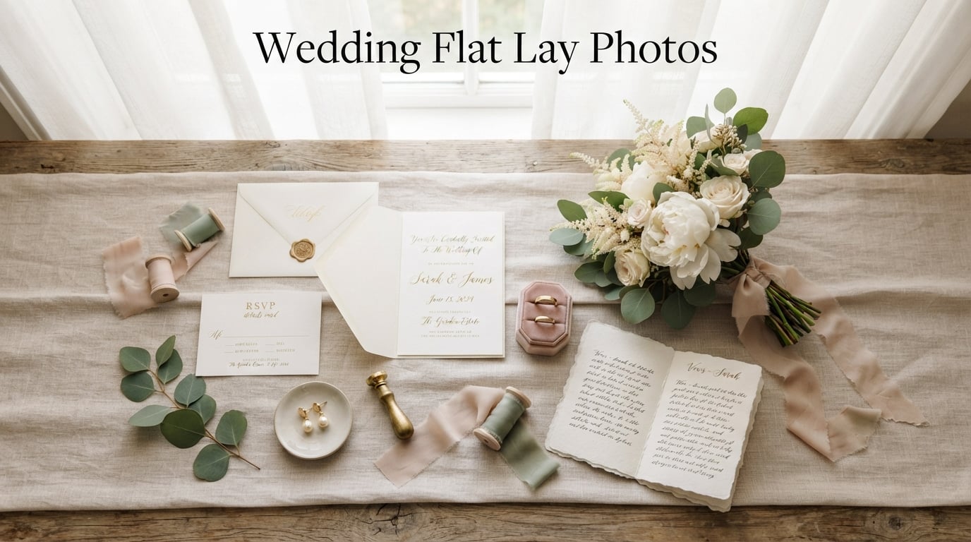 Wedding Flat Lay Photos