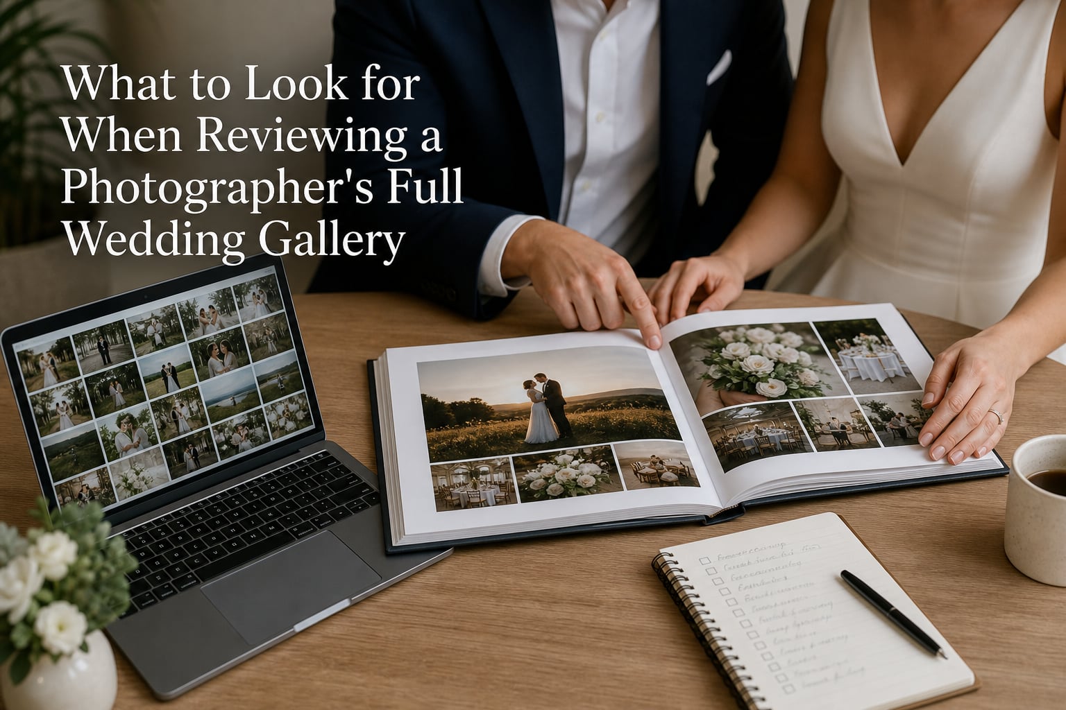 What to Look for When Reviewing a Photographer's Full Wedding Gallery