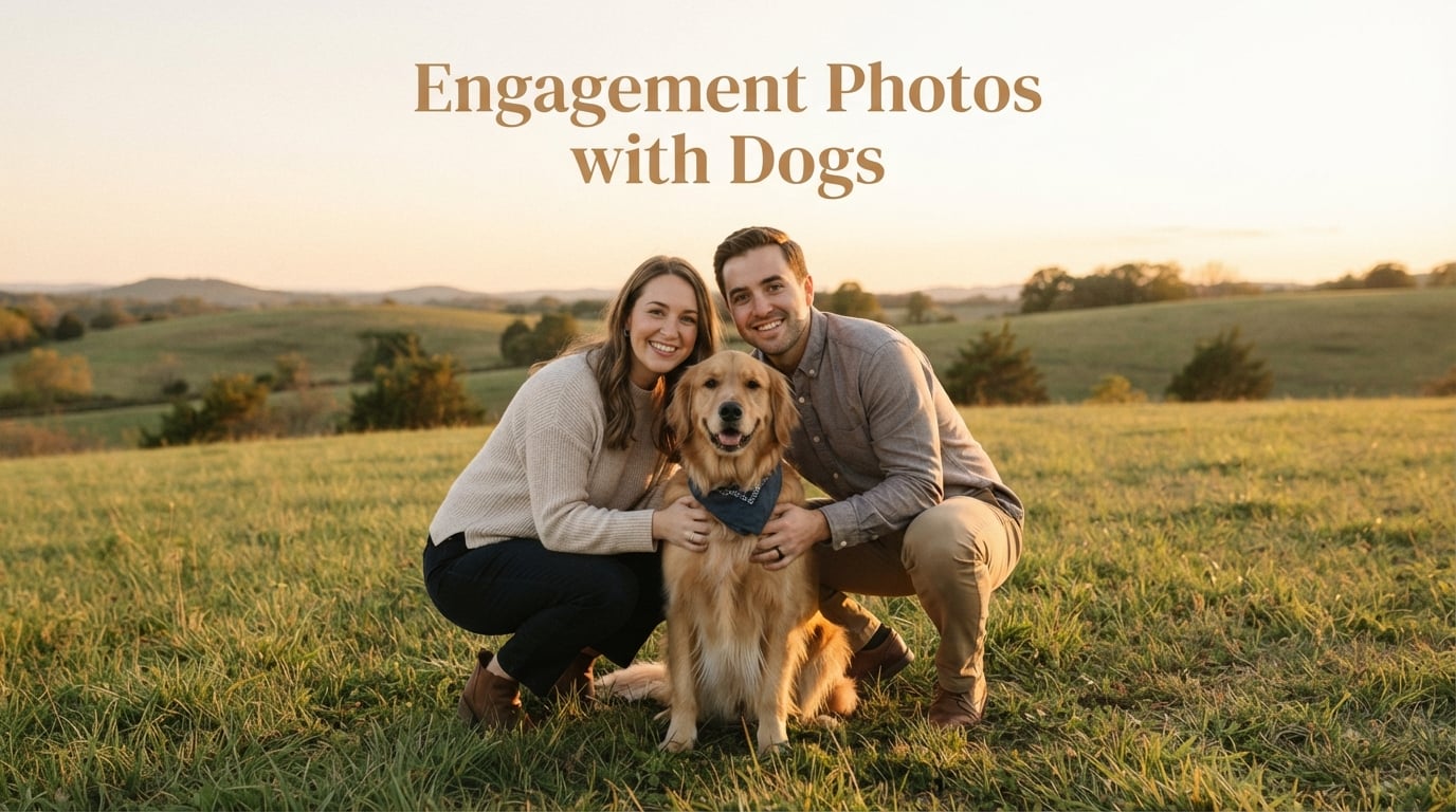 Engagement Photos with Dogs