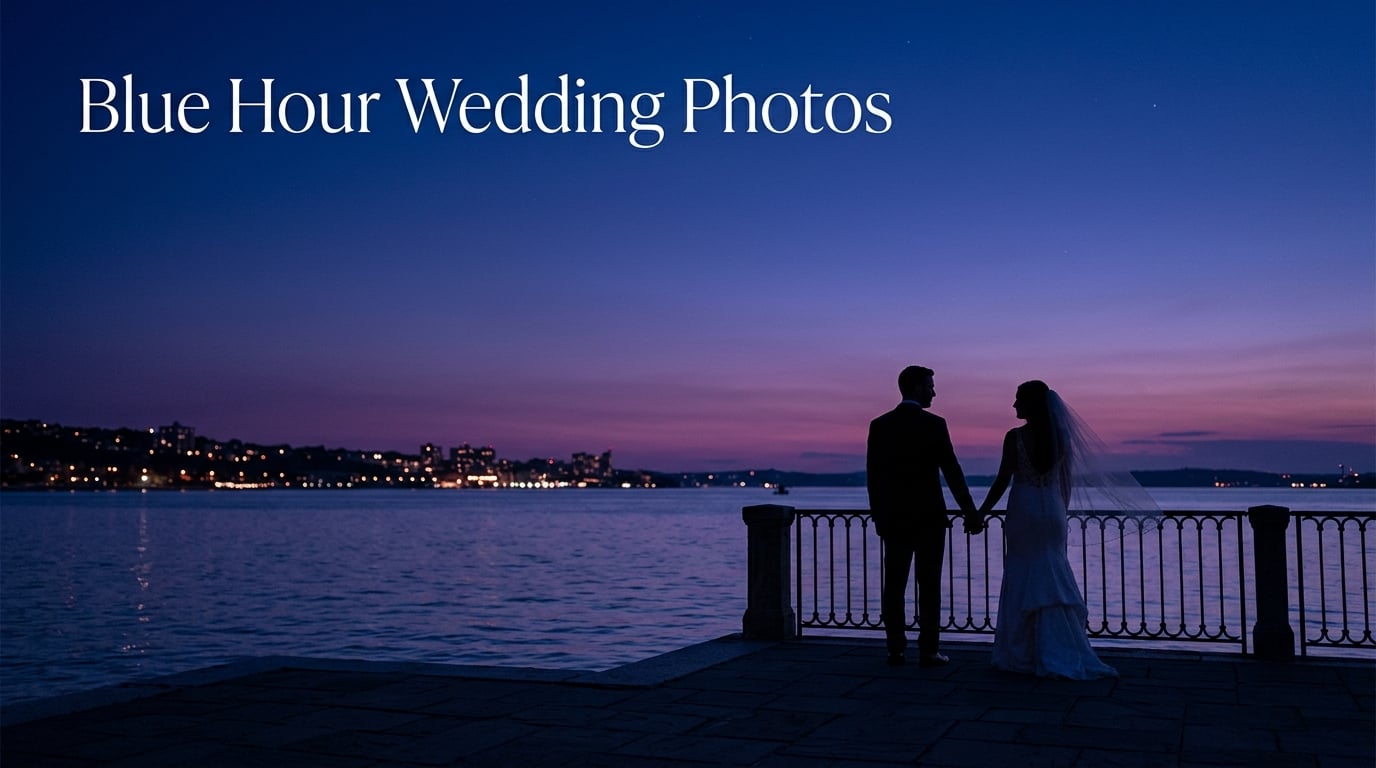 Blue Hour Wedding Photos