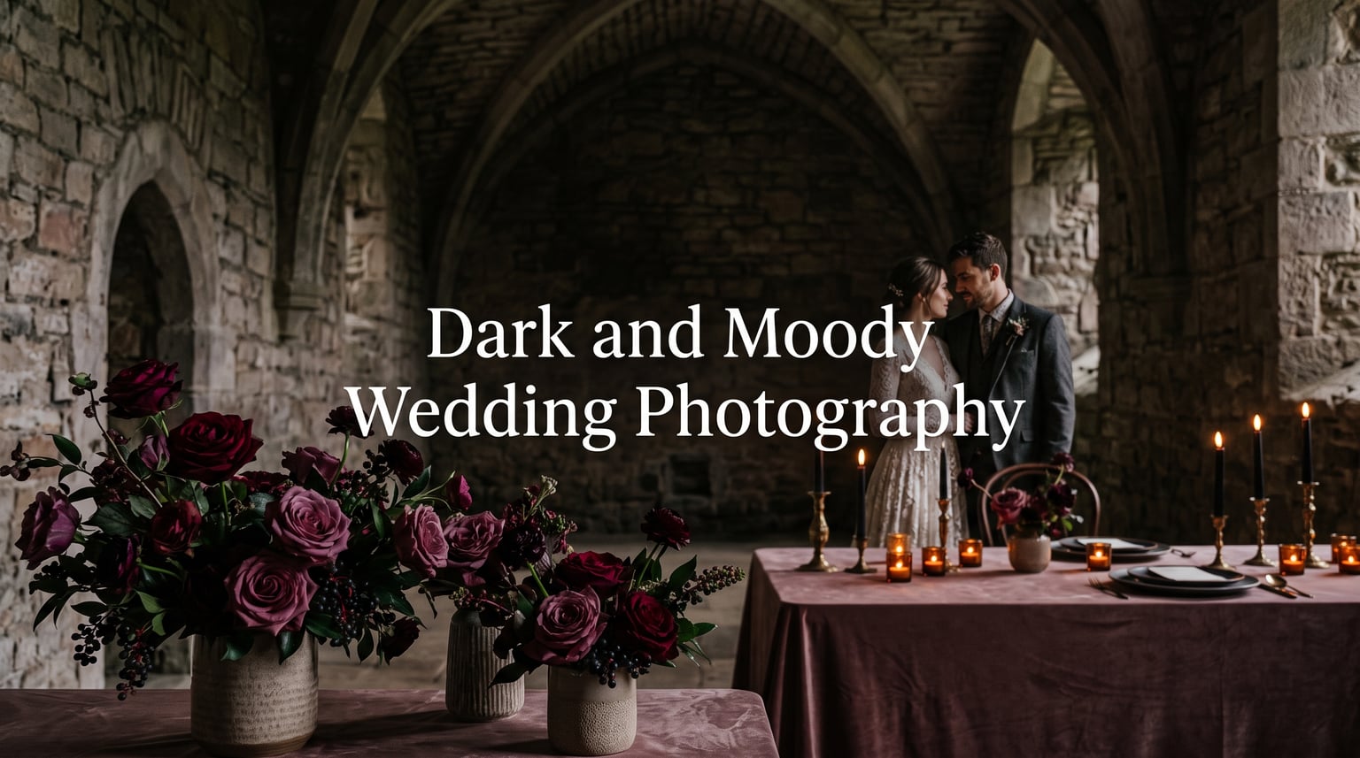 Dark and Moody Wedding Photography