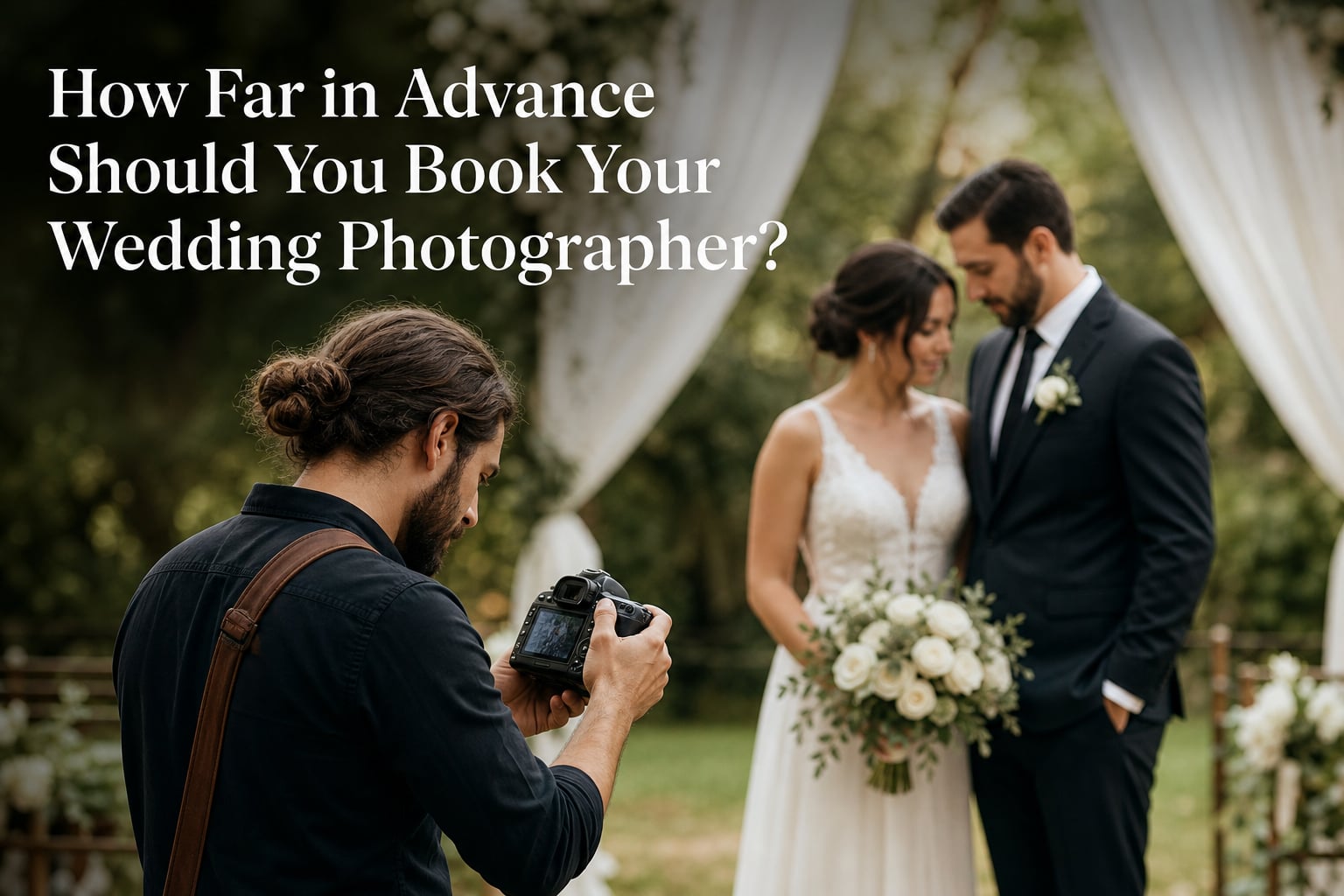 How Far in Advance Should You Book Your Wedding Photographer?
