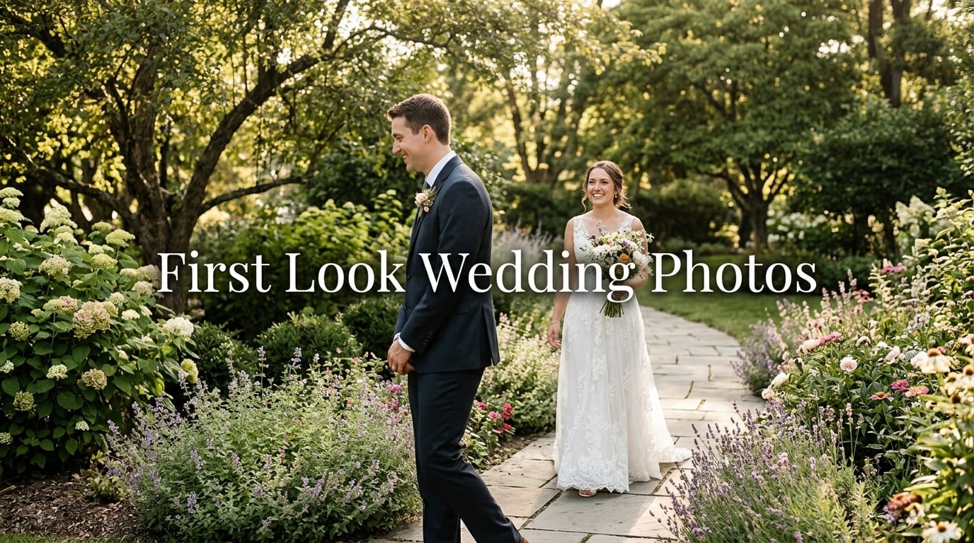 First Look Wedding Photos