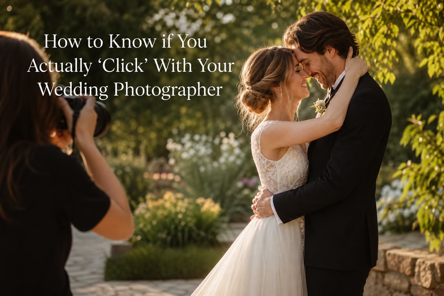 How to Know if You Actually 'Click' With Your Wedding Photographer