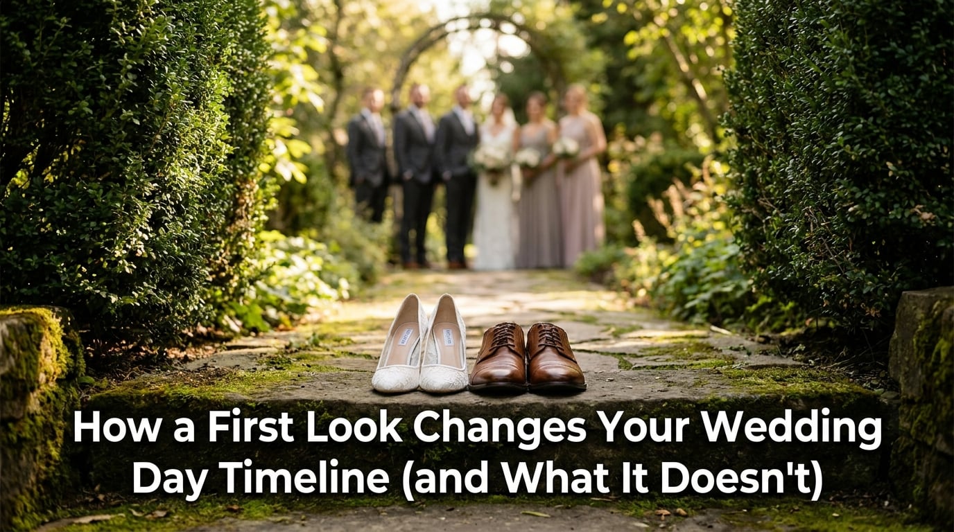 How a First Look Changes Your Wedding Day Timeline (and What It Doesn't)