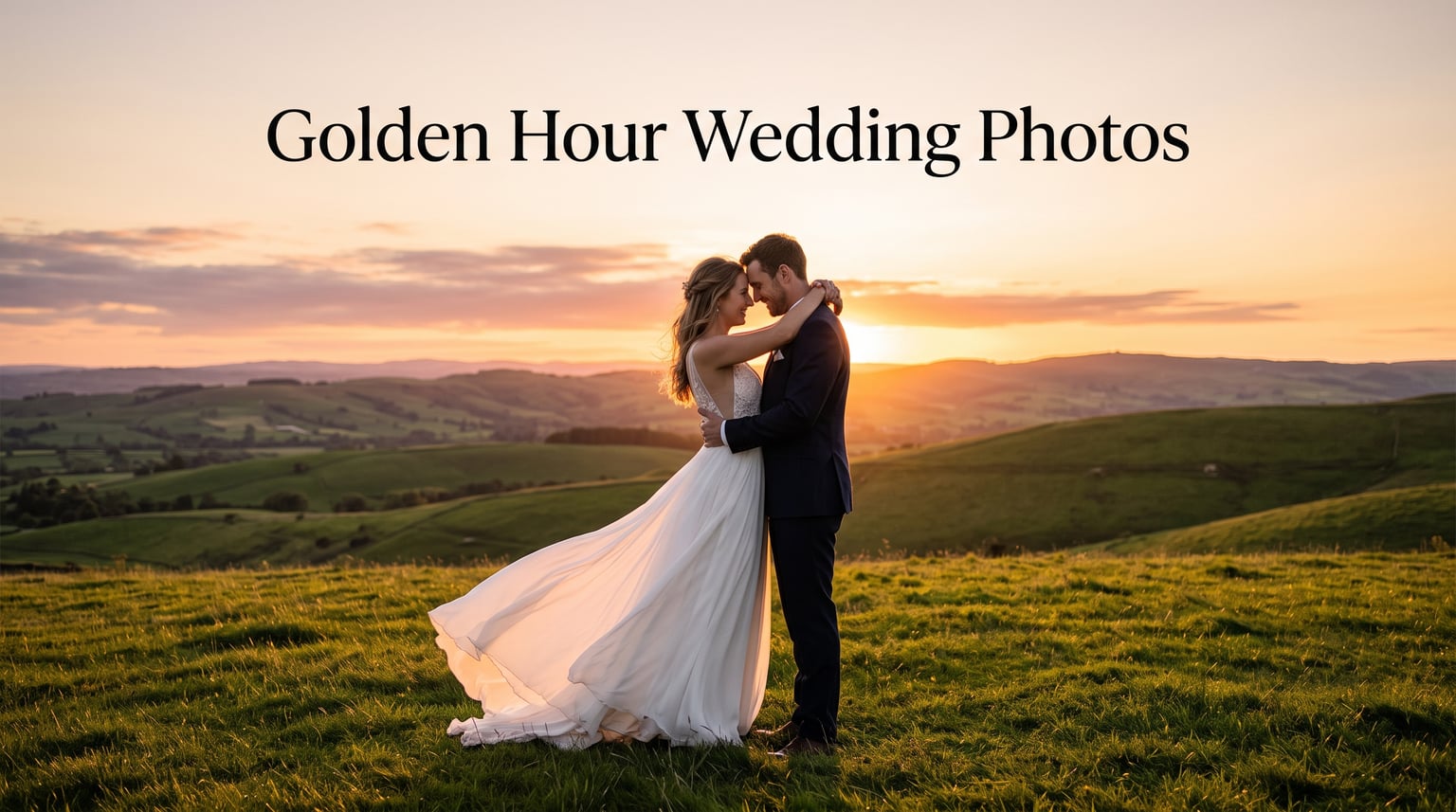 Golden Hour Wedding Photos