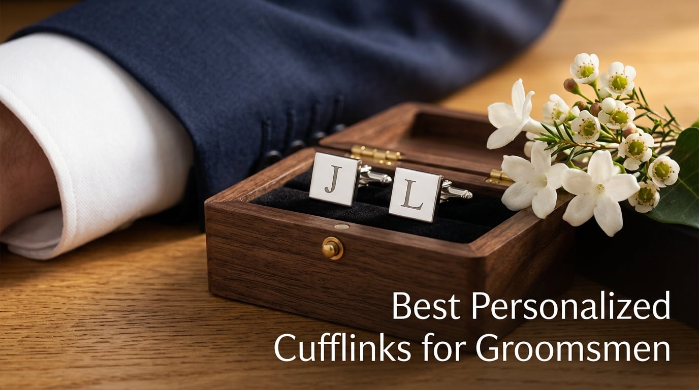 Best Personalized Cufflinks for Groomsmen