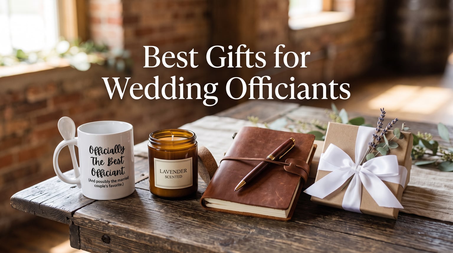 Best Gifts for Wedding Officiants