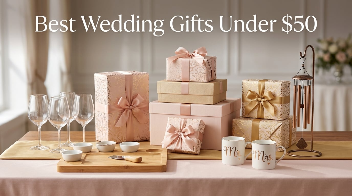 Best Wedding Gifts Under $50