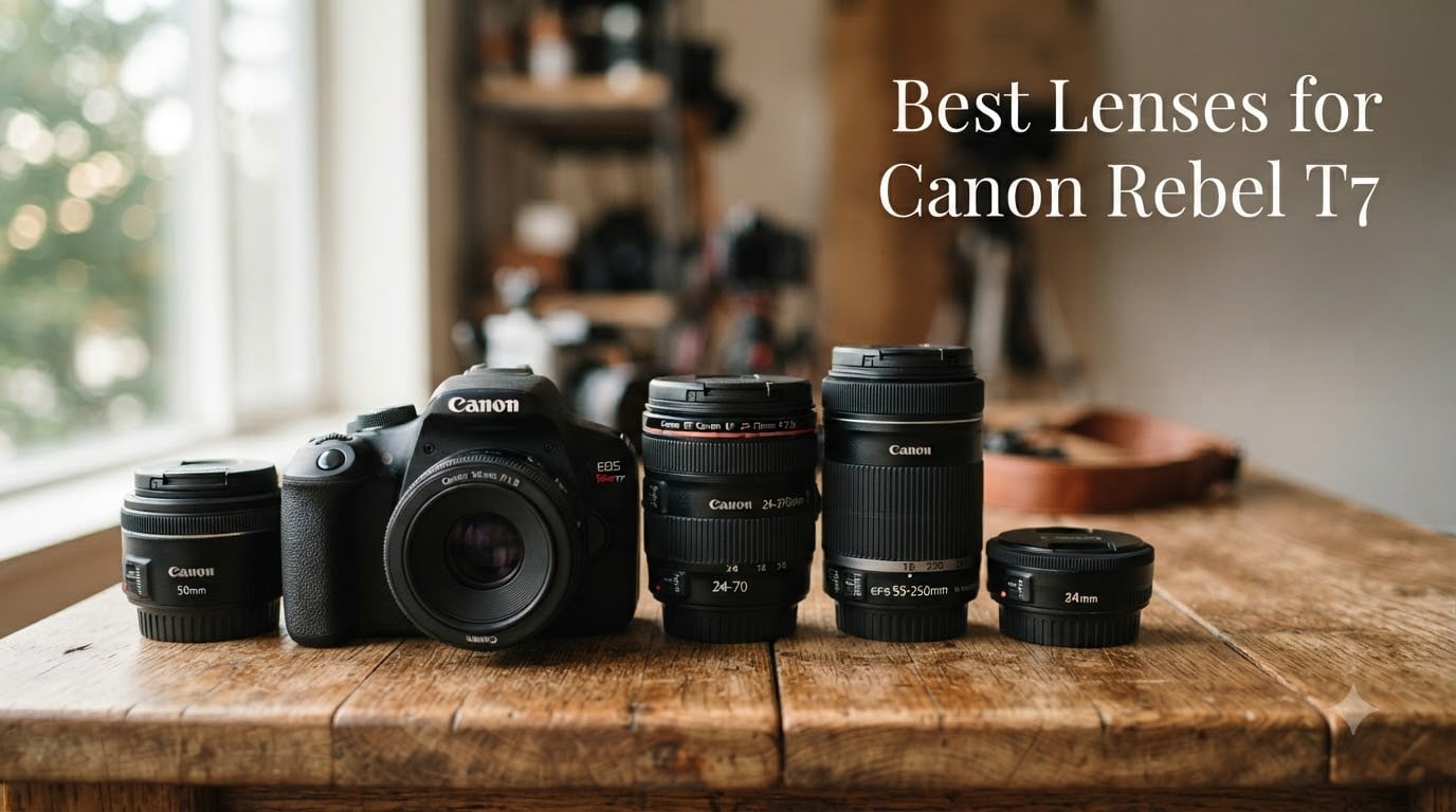 Best Lenses for Canon Rebel T7