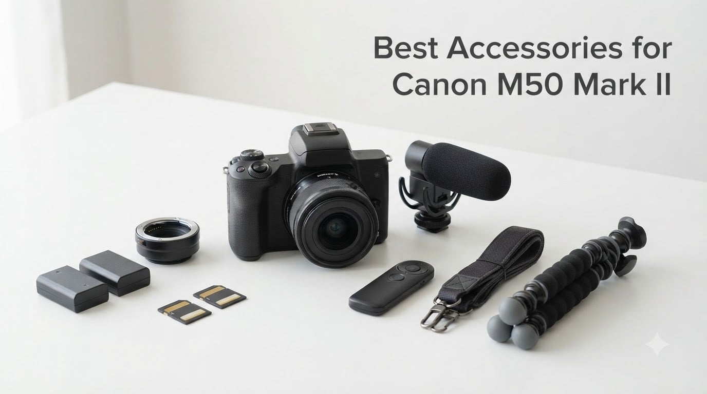 Best Accessories for Canon M50 Mark II