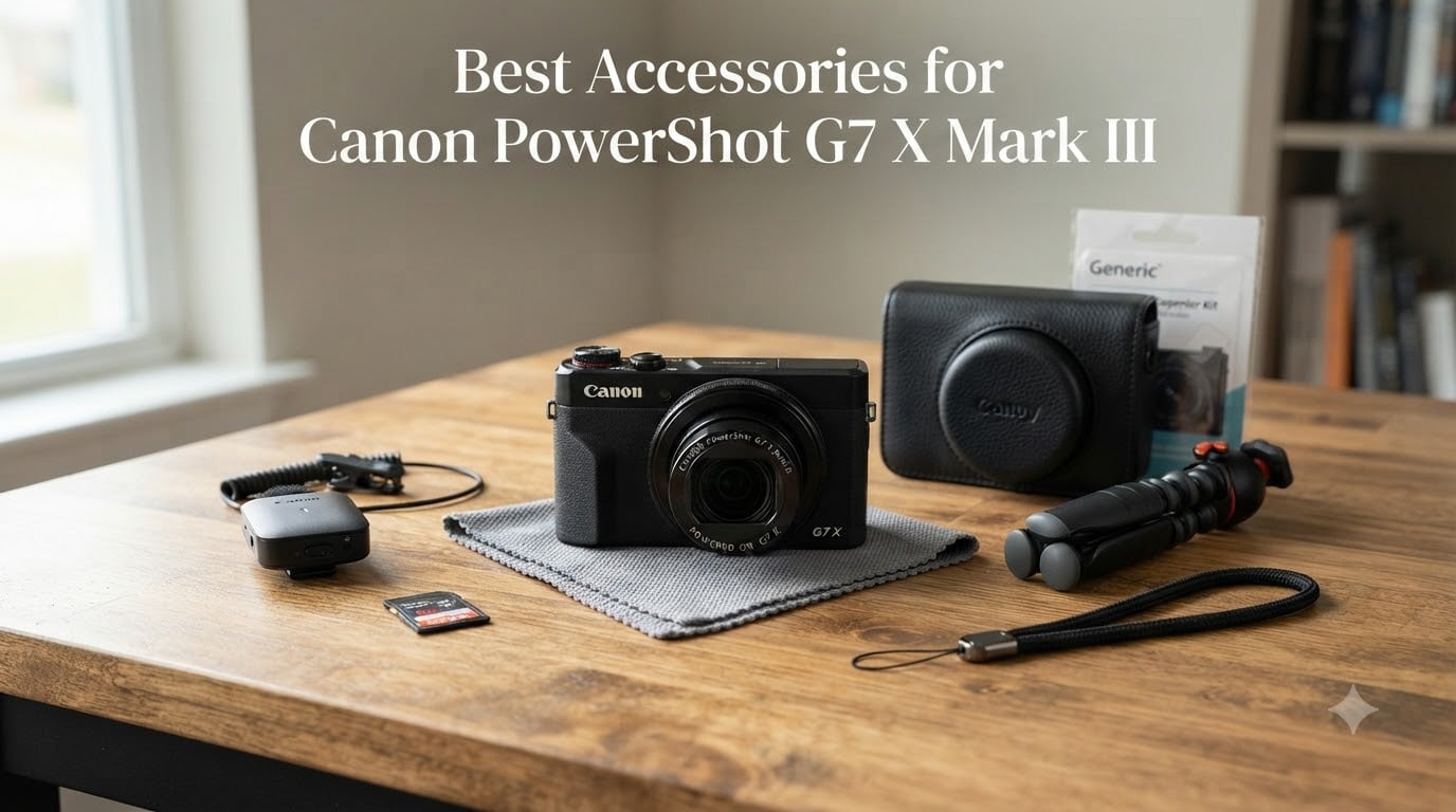 Best Accessories for Canon PowerShot G7 X Mark III