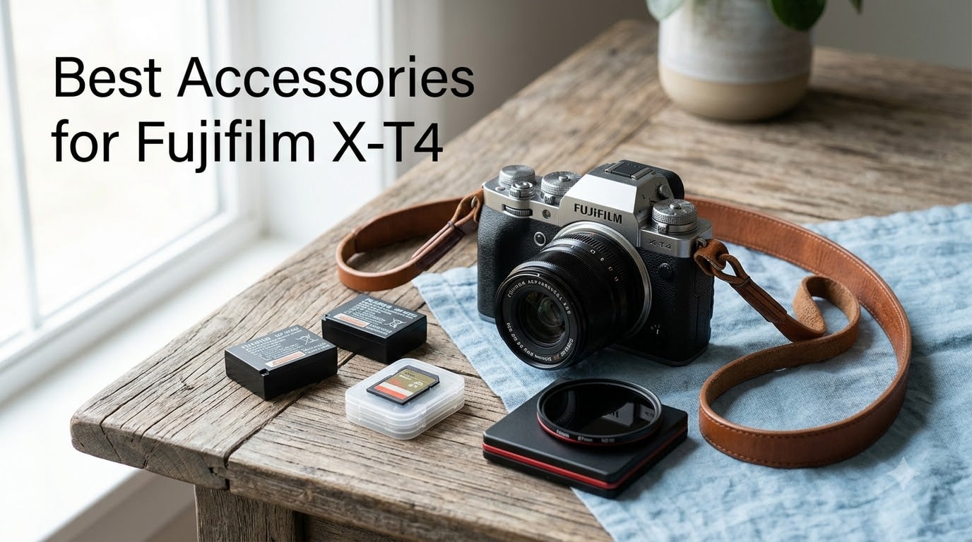 Best Accessories for Fujifilm X-T4