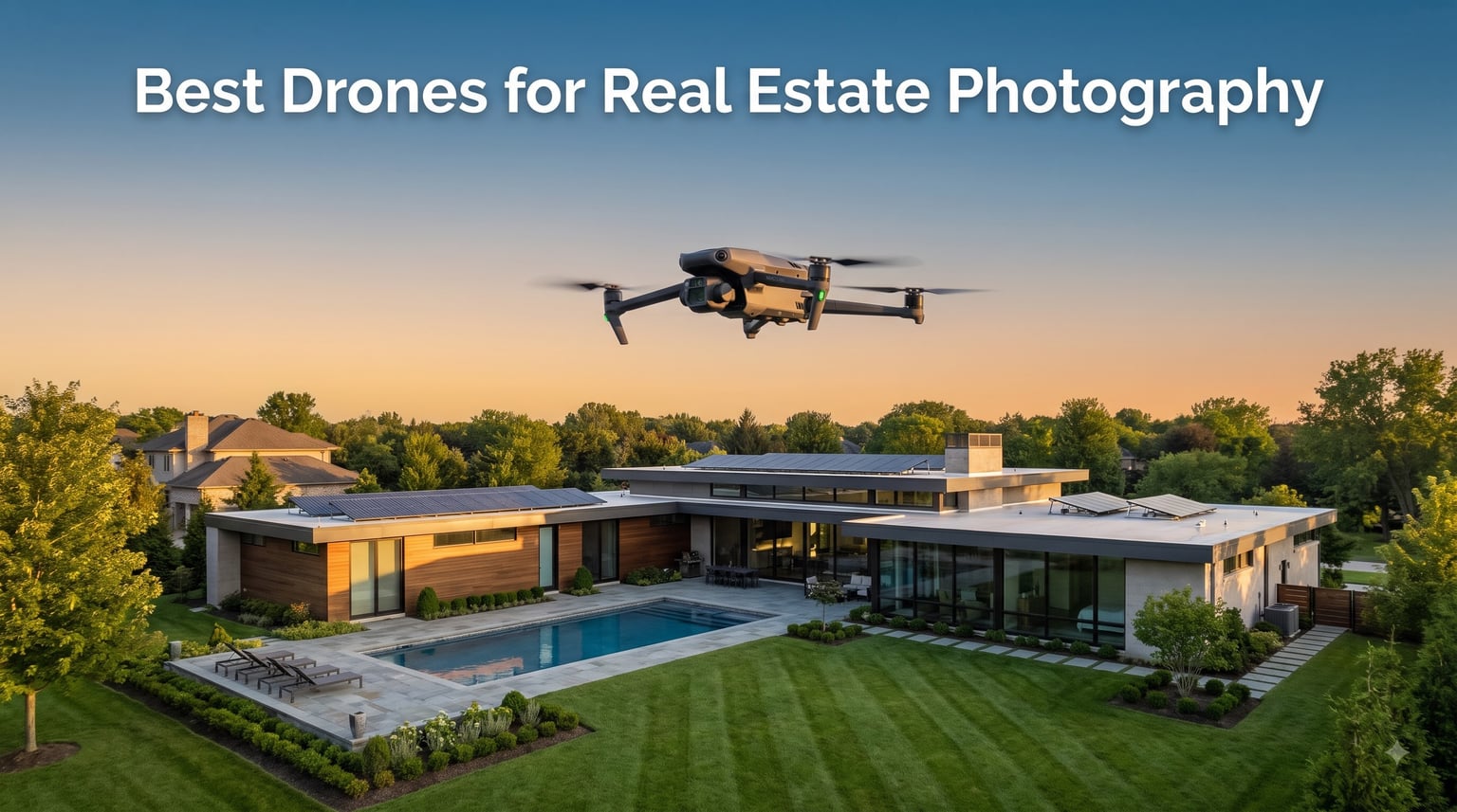 Best Drones for Real Estate Photography