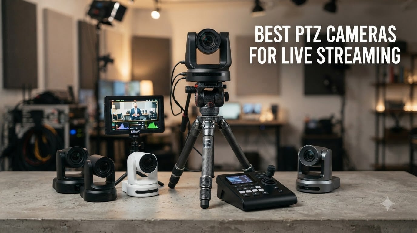 Best PTZ Cameras for Live Streaming