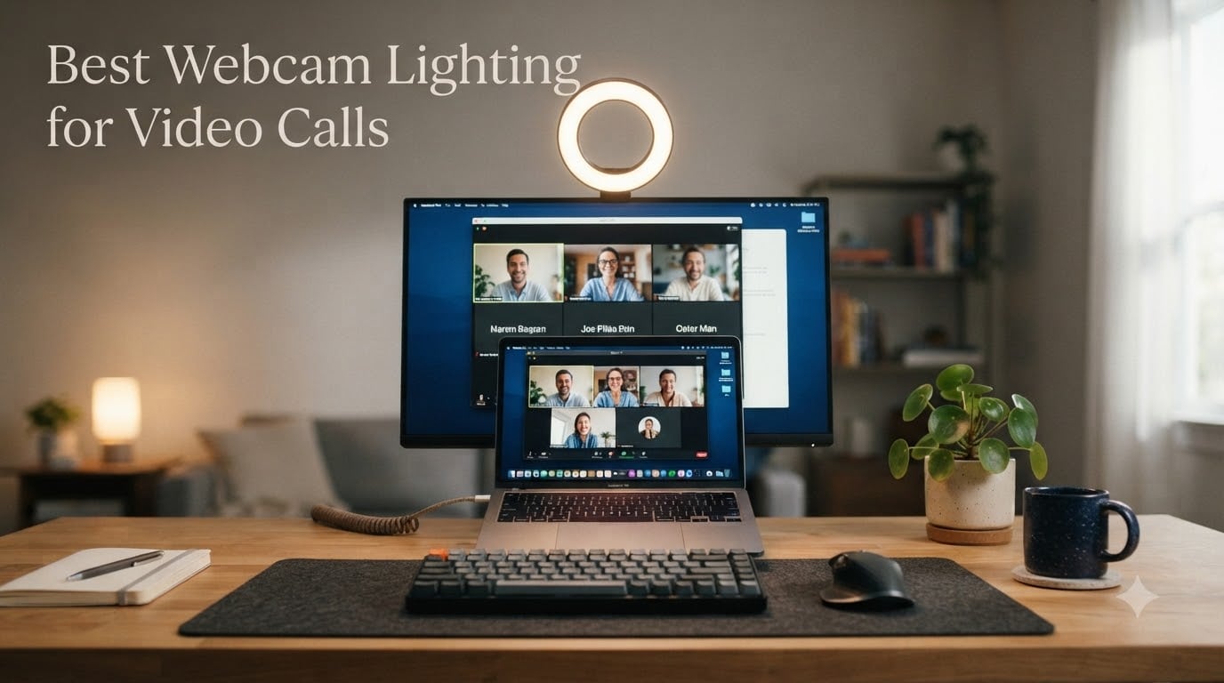 Best Webcam Lighting for Video Calls