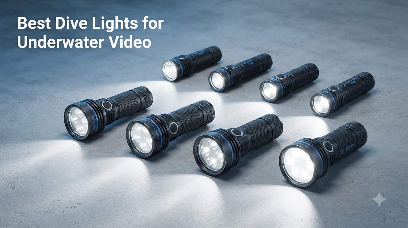 Best Dive Lights for Underwater Video